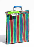 DILLY-DALLY STRIPED TOTE BAG