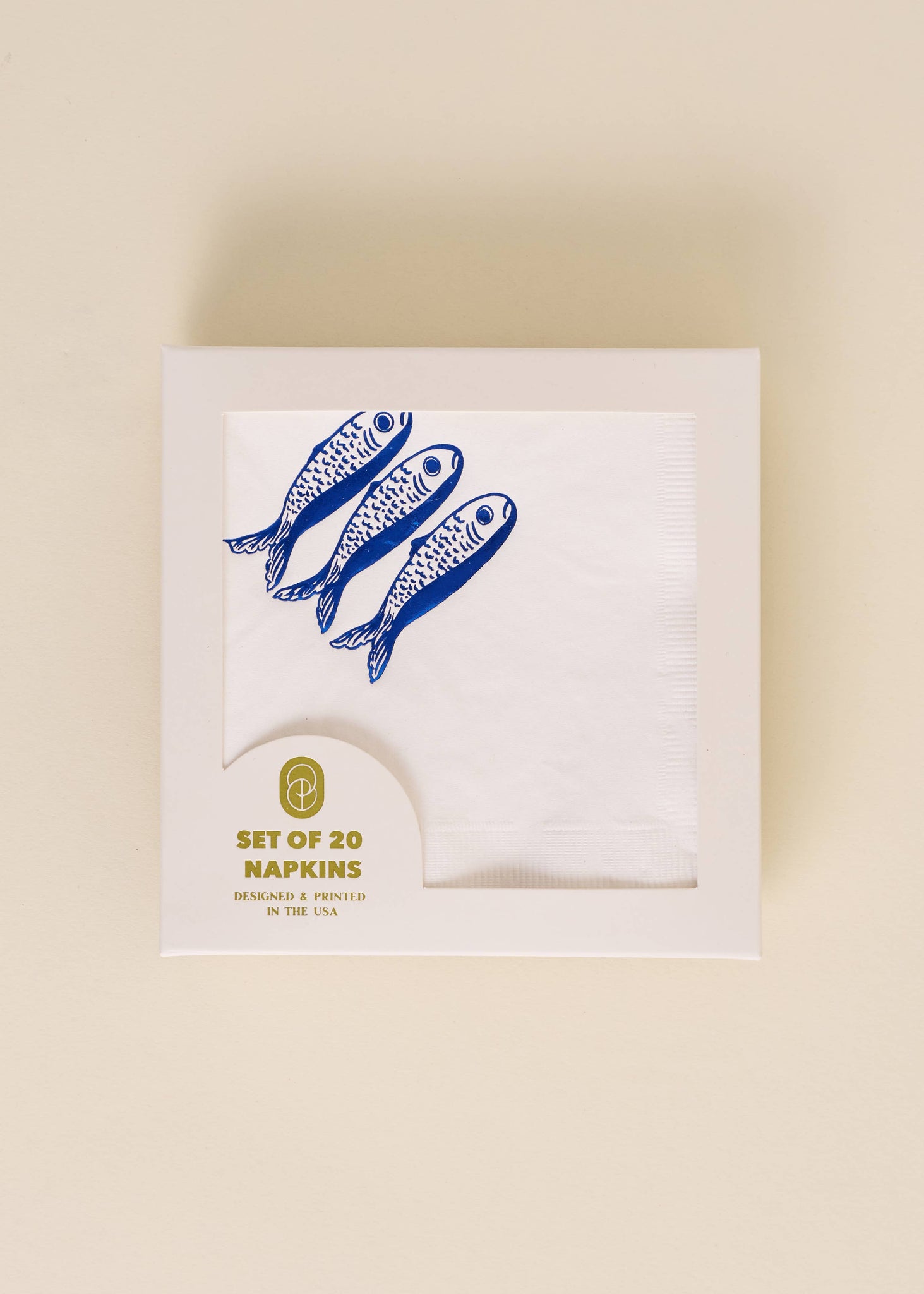 SARDINES COCKTAIL NAPKIN SET