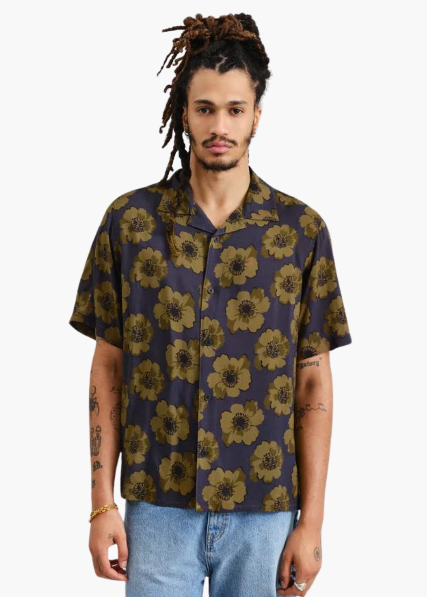 WAX LONDON DIDCOT S/S BUTTONDOWN