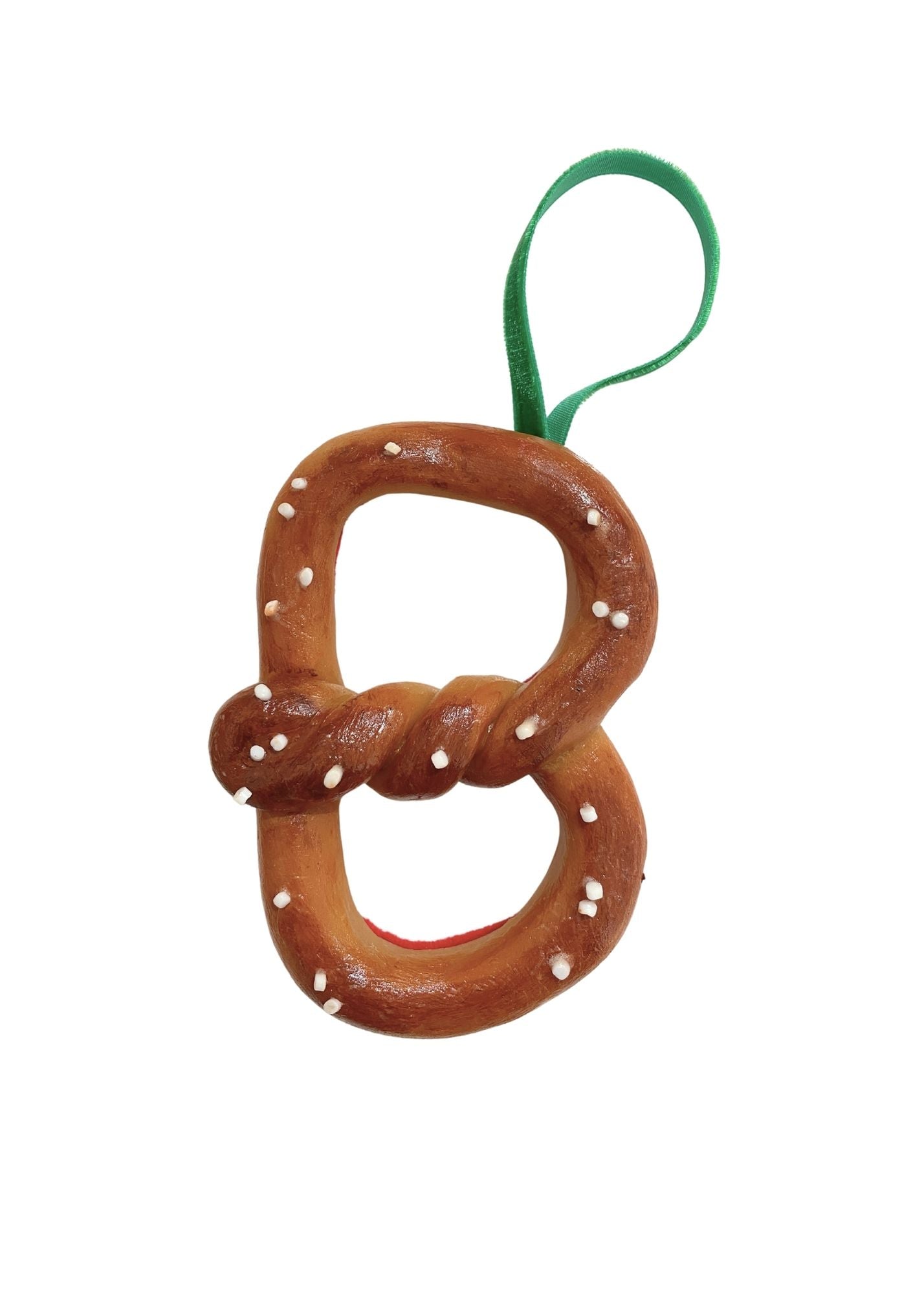 HOT PRETZEL INITIAL ORNAMENTS