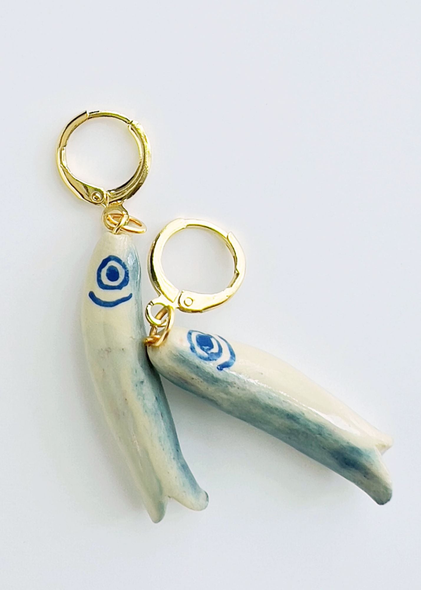 BLUE SARDINE EARRINGS