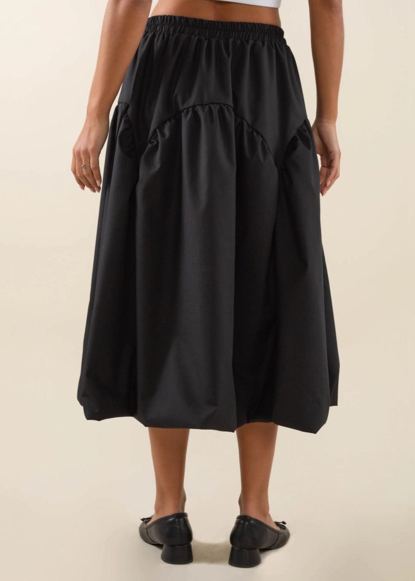 BRIA BUBBLE MIDI SKIRT