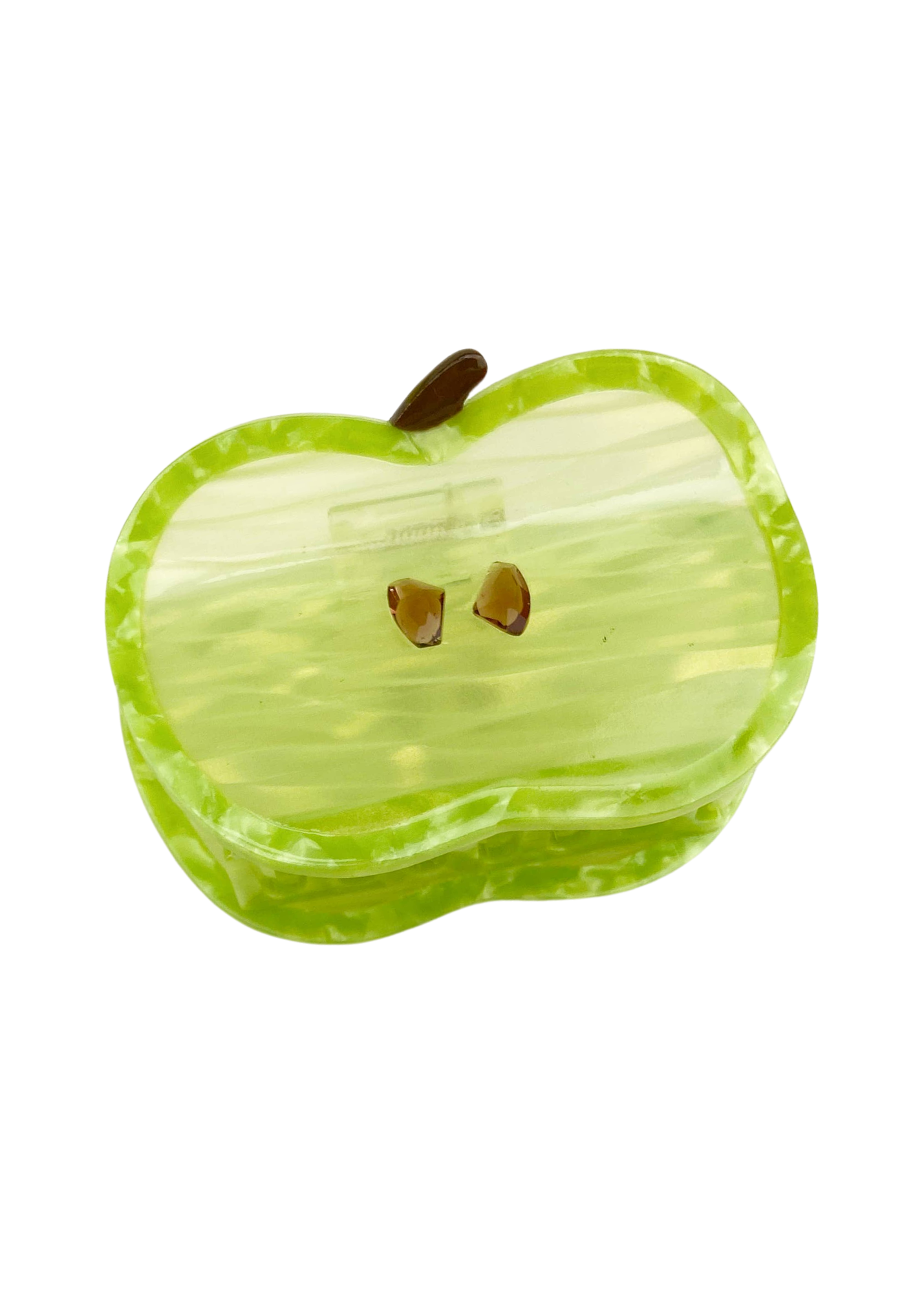 GREEN APPLE HAIR CLAW CLIP