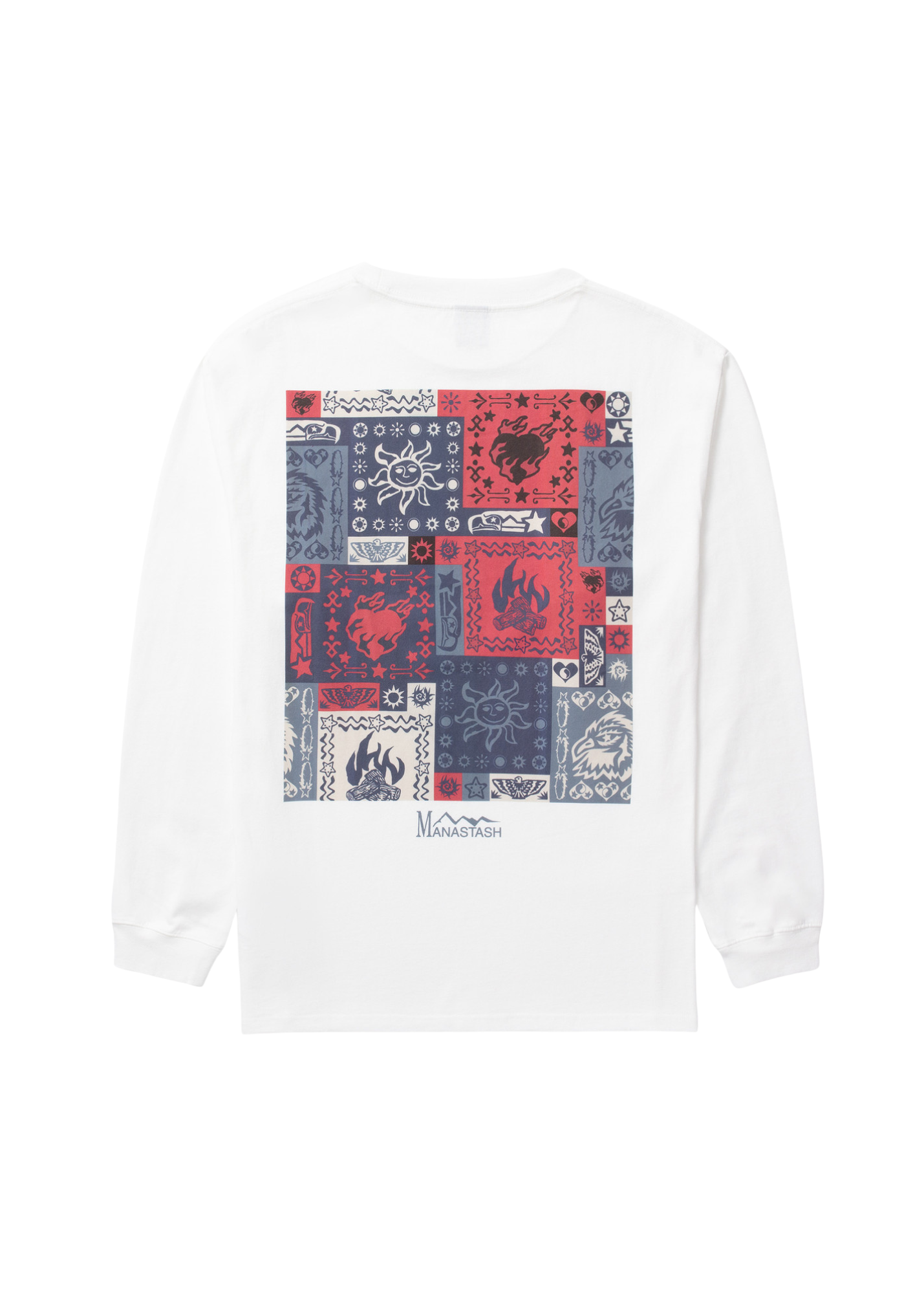 MANASTASH BANDANA COTTON L/S TEE