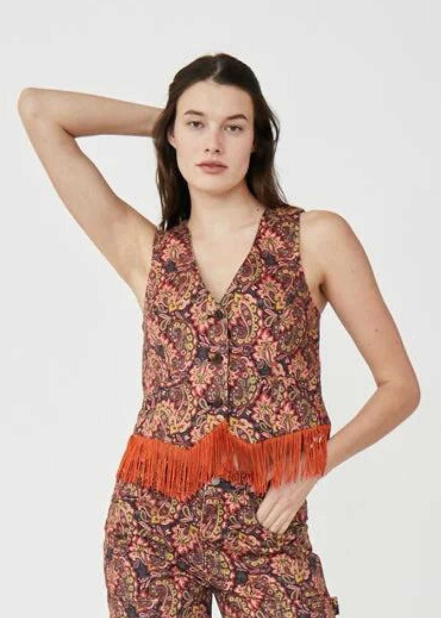 RACHEL ANTONOFF BARRY FRINGE VEST