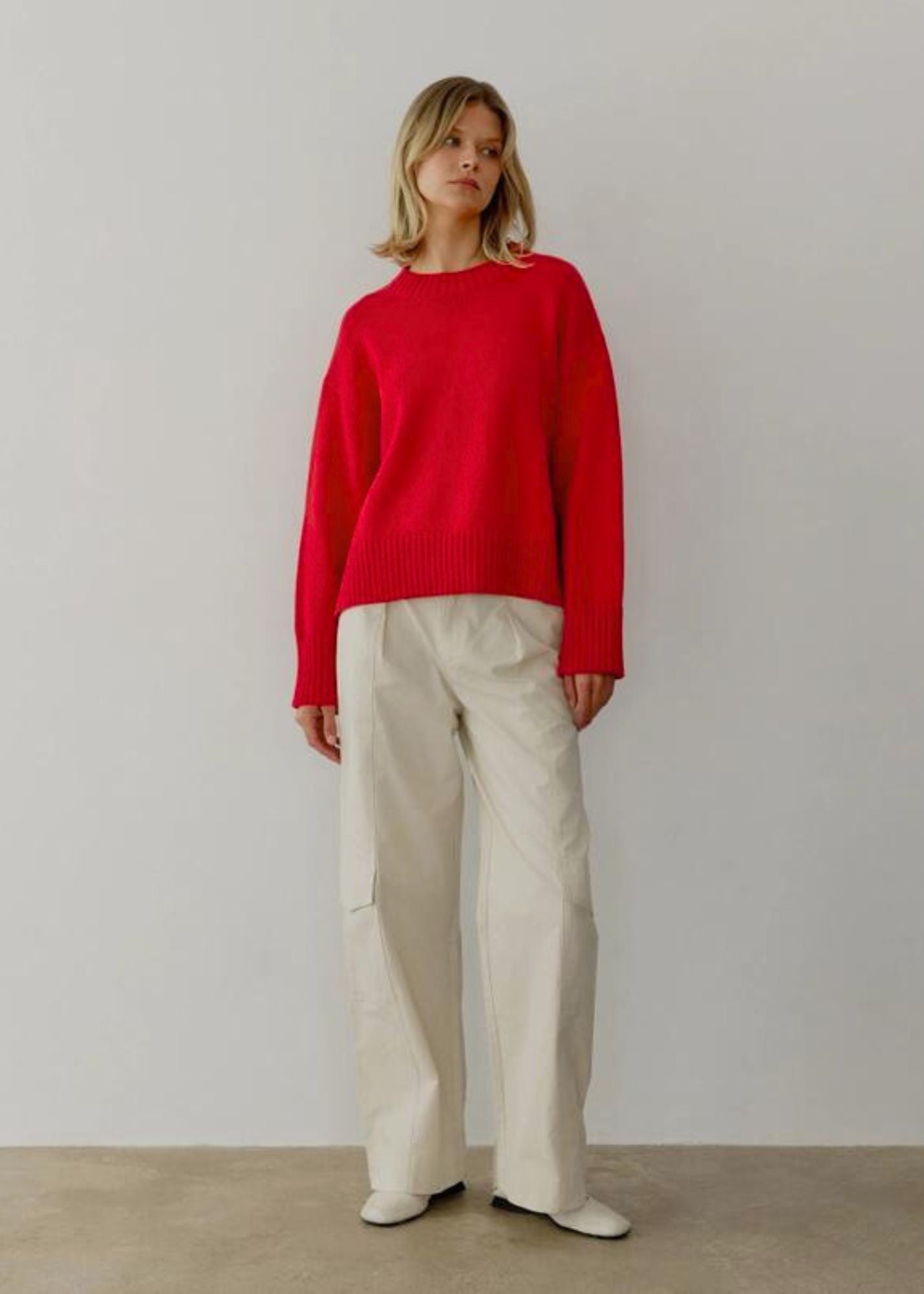 ASH CROPPED SWEATER