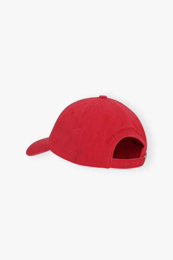 GANNI COTTON CANVAS CAP