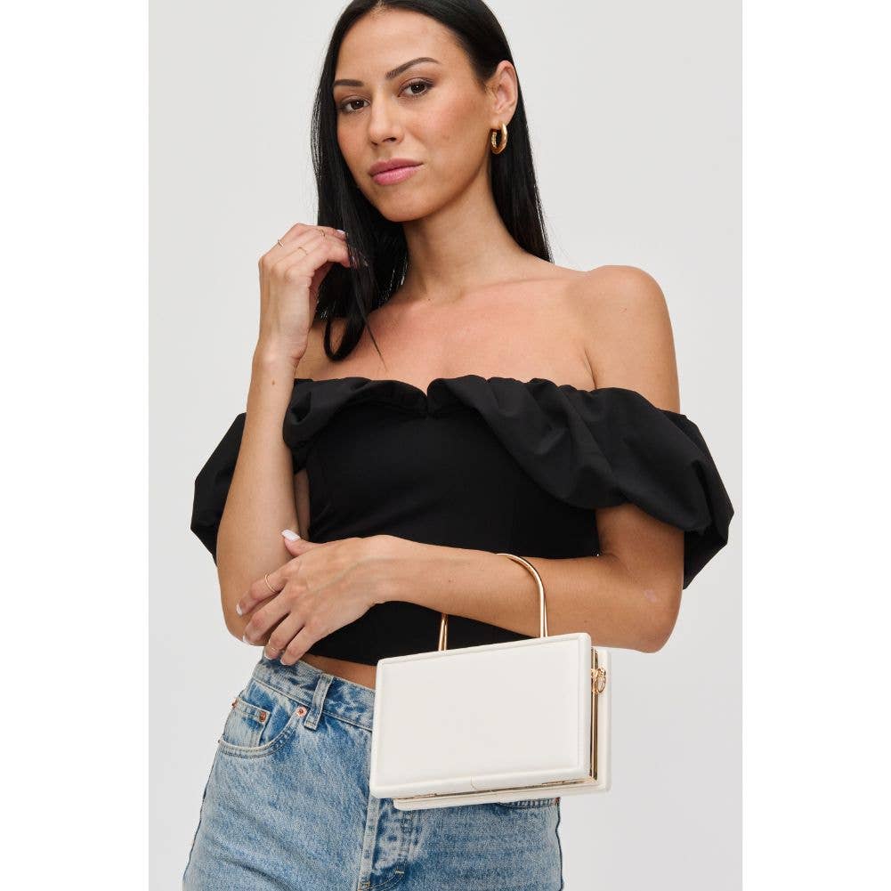 CHARLI STRUCTURED EVENING BAG