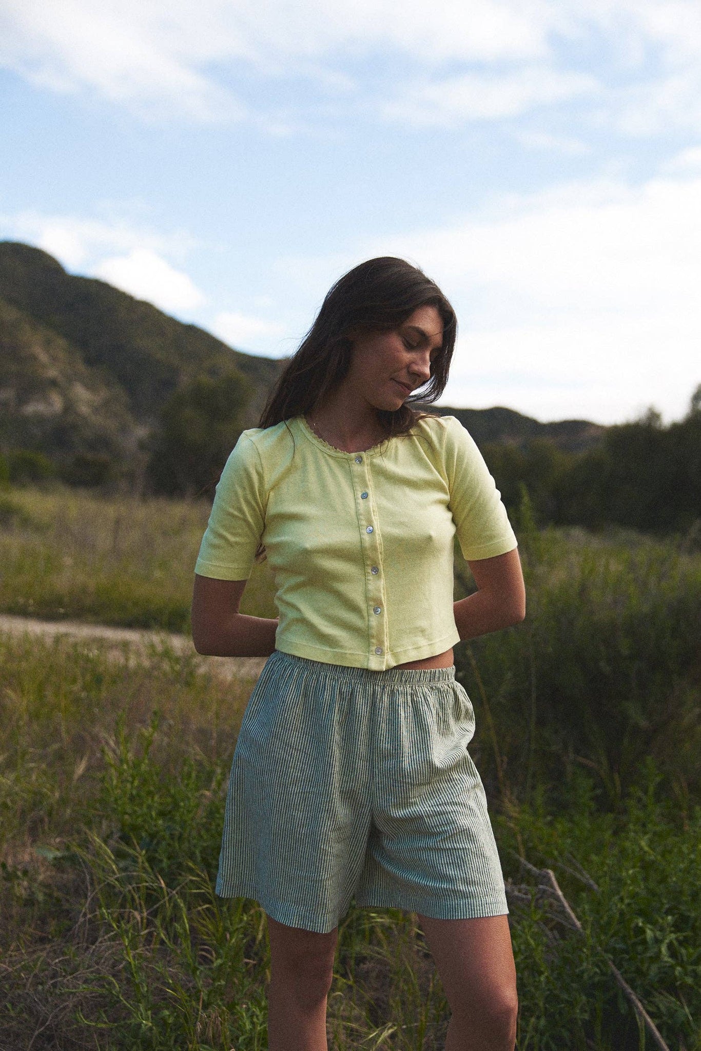 EMMA SHORT SLEEVE CARDIGAN TEE