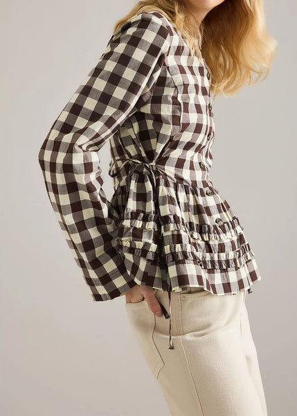 DAMSON MADDER MADISON GINGHAM BLOUSE – Interwoven