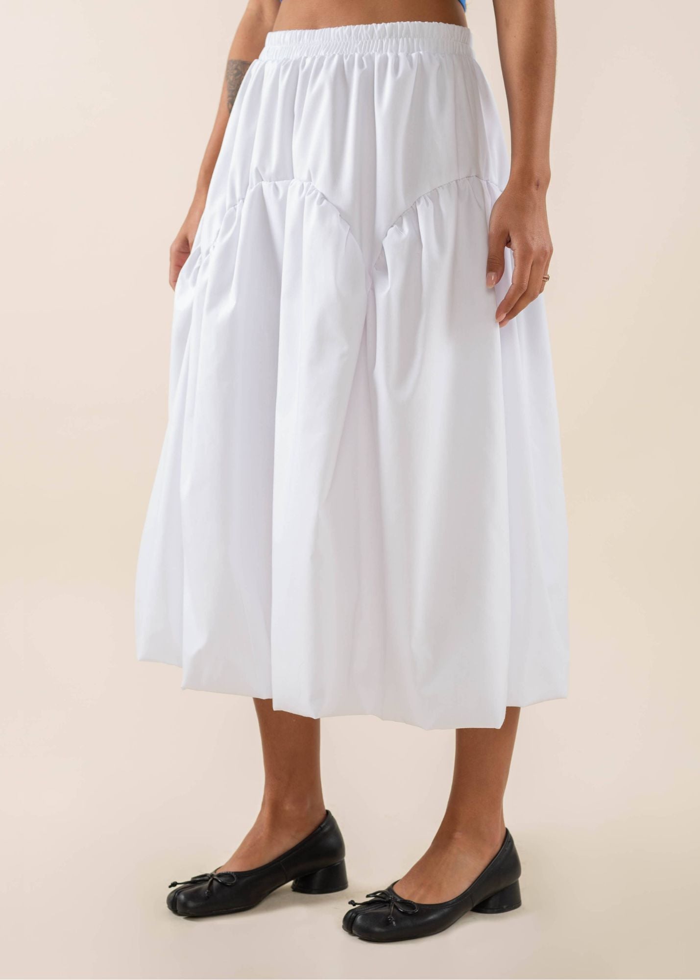 BRIA BUBBLE MIDI SKIRT