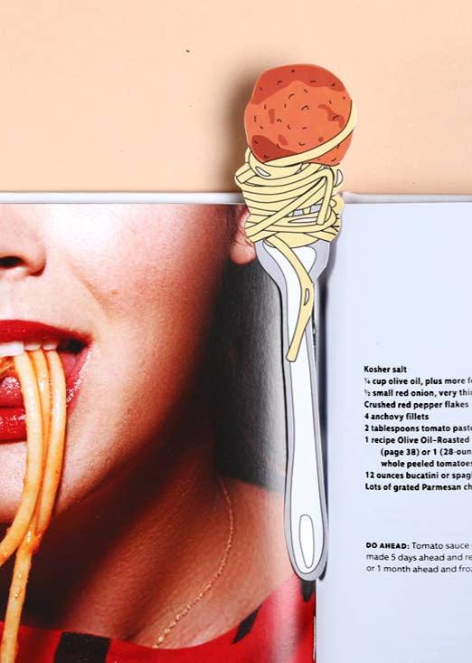 SPAGHETTI AND MEATBALL BOOKMARK