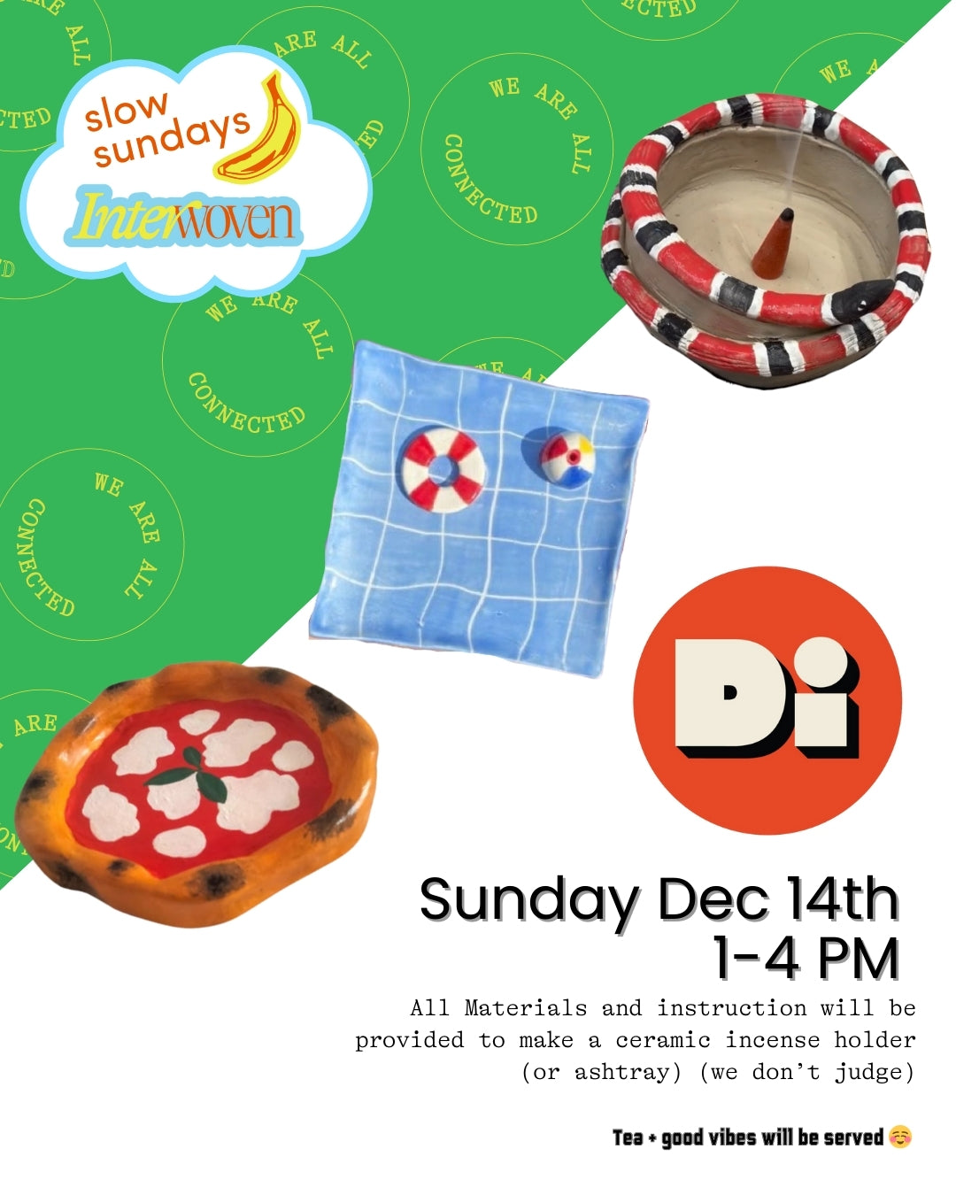 12/14/25 SLOW SUNDAY AT INTERWOVEN: CERAMICS WITH JAMIE