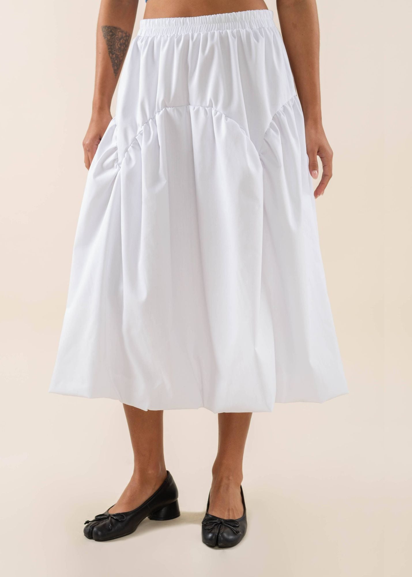 BRIA BUBBLE MIDI SKIRT