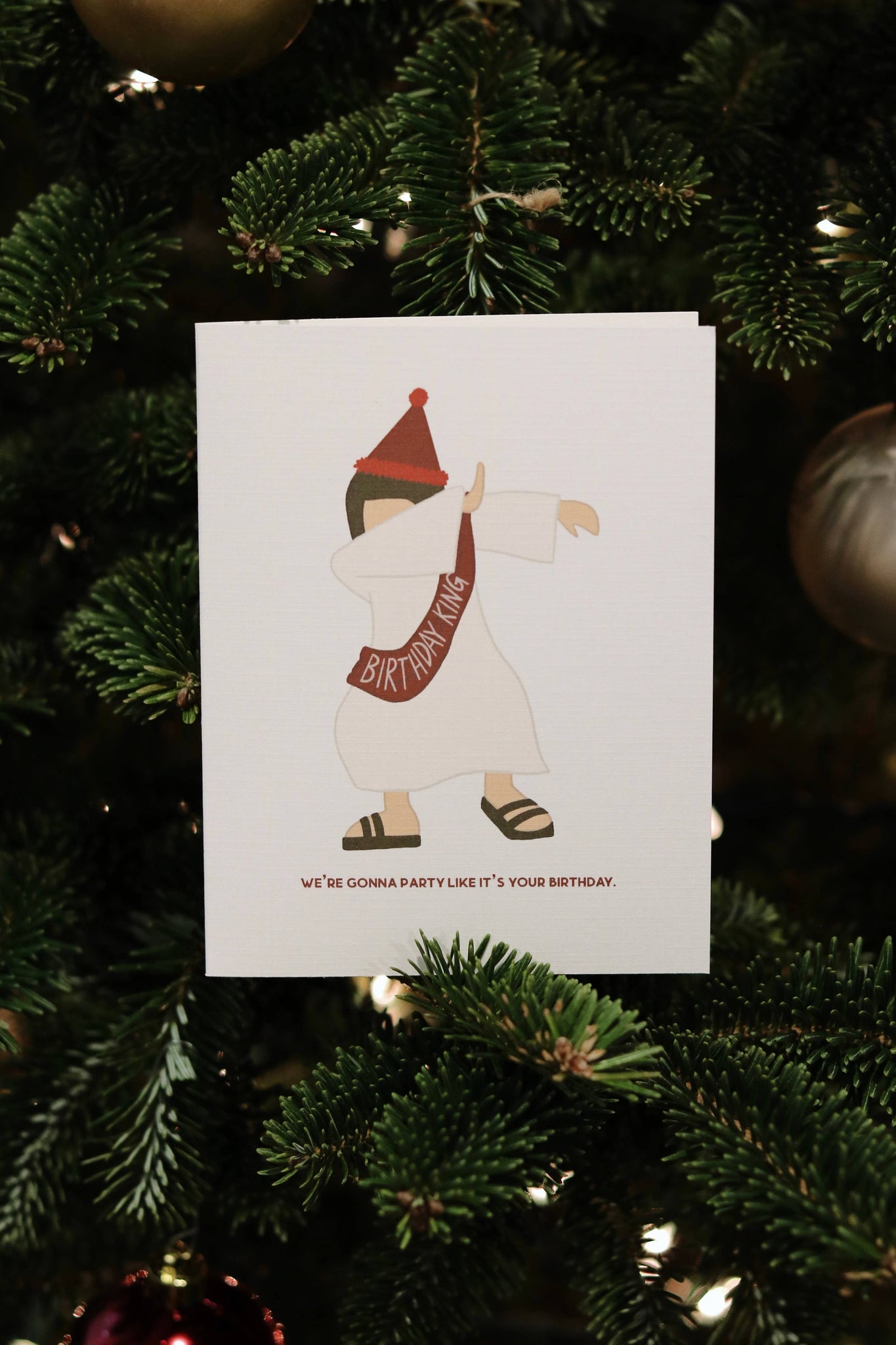 FUNNY JESUS CHRISTMAS CARD