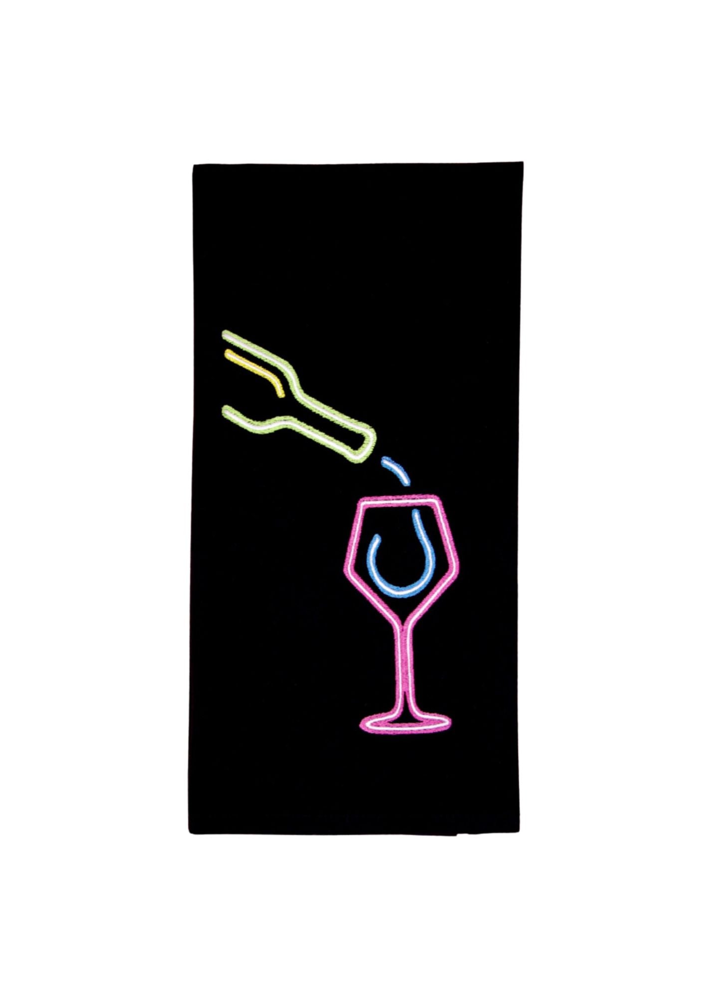 WINE DOWN TEA TOWEL