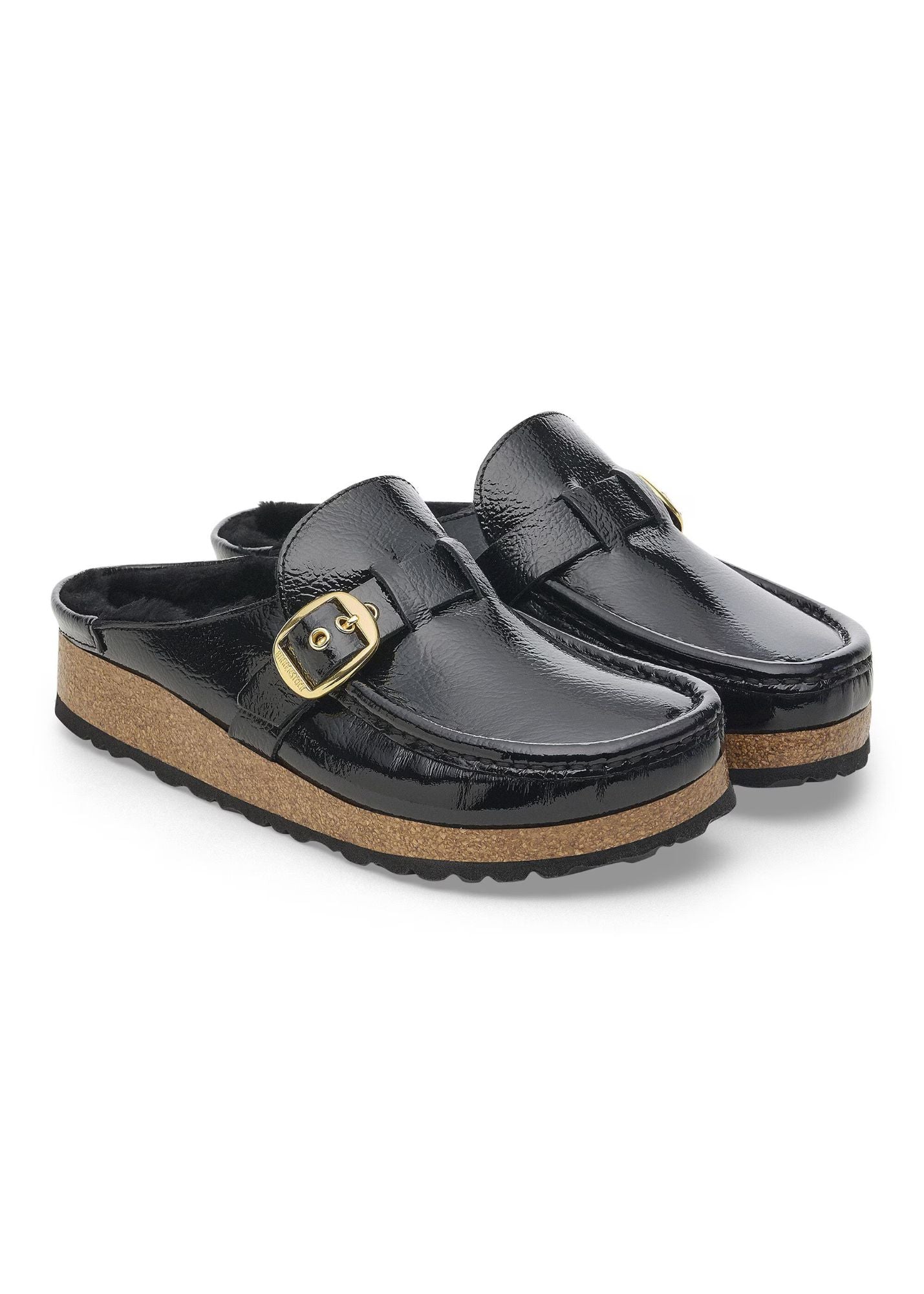 BIRKENSTOCK BUCKLEY SHINY PATENT CLOG