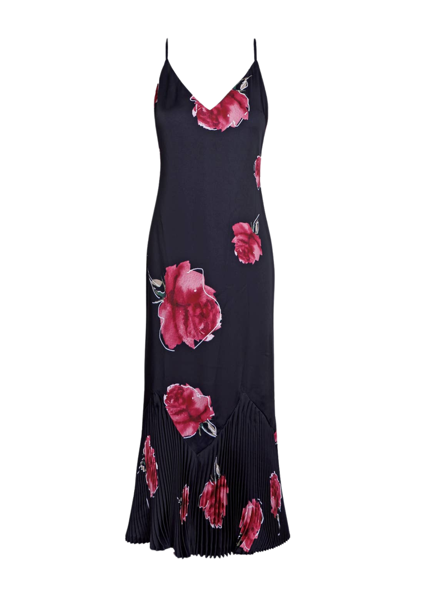 THEODORA FLORAL SLIP MIDI DRESS