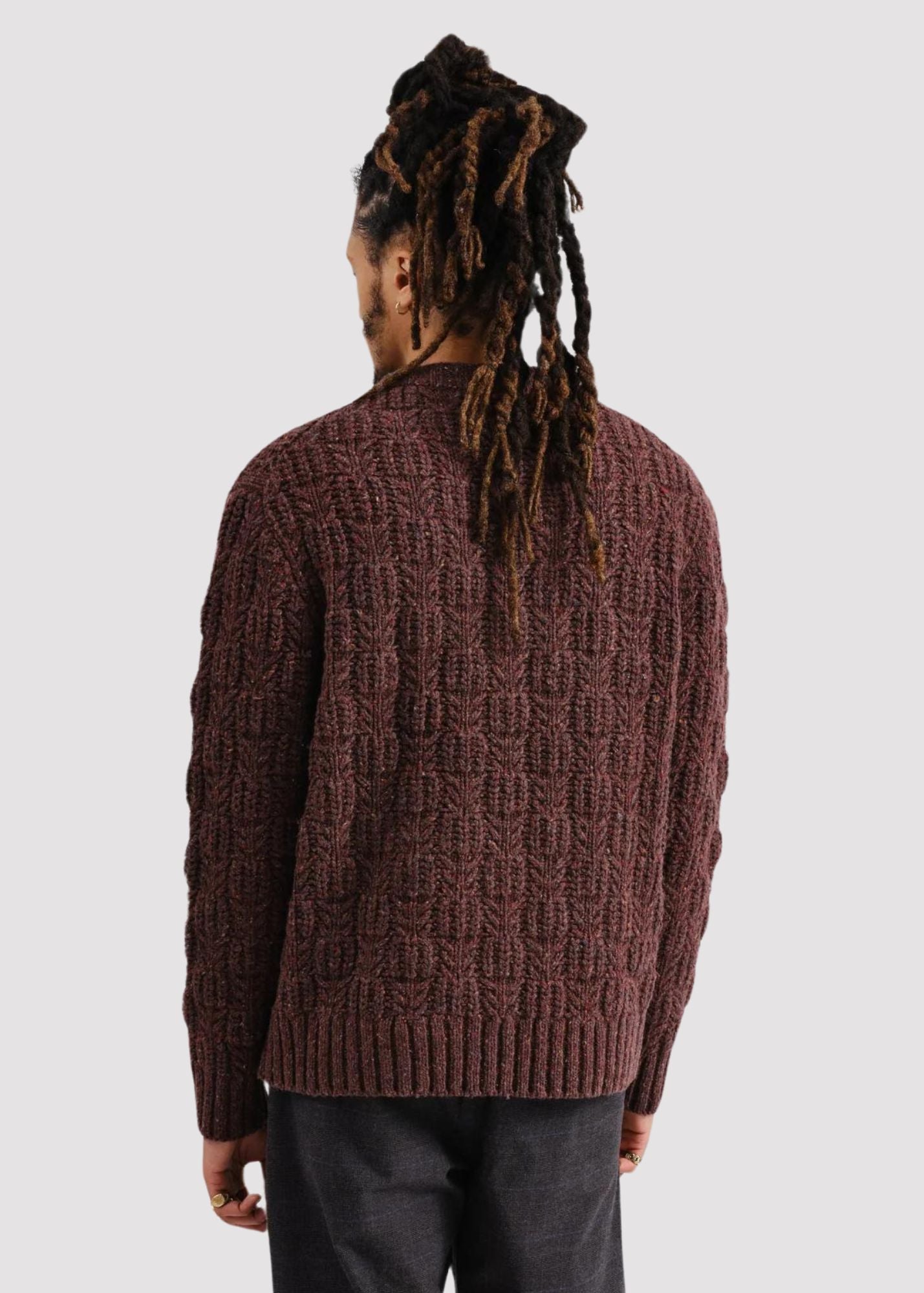 WAX LONDON WILDE CHECKER KNIT SWEATER