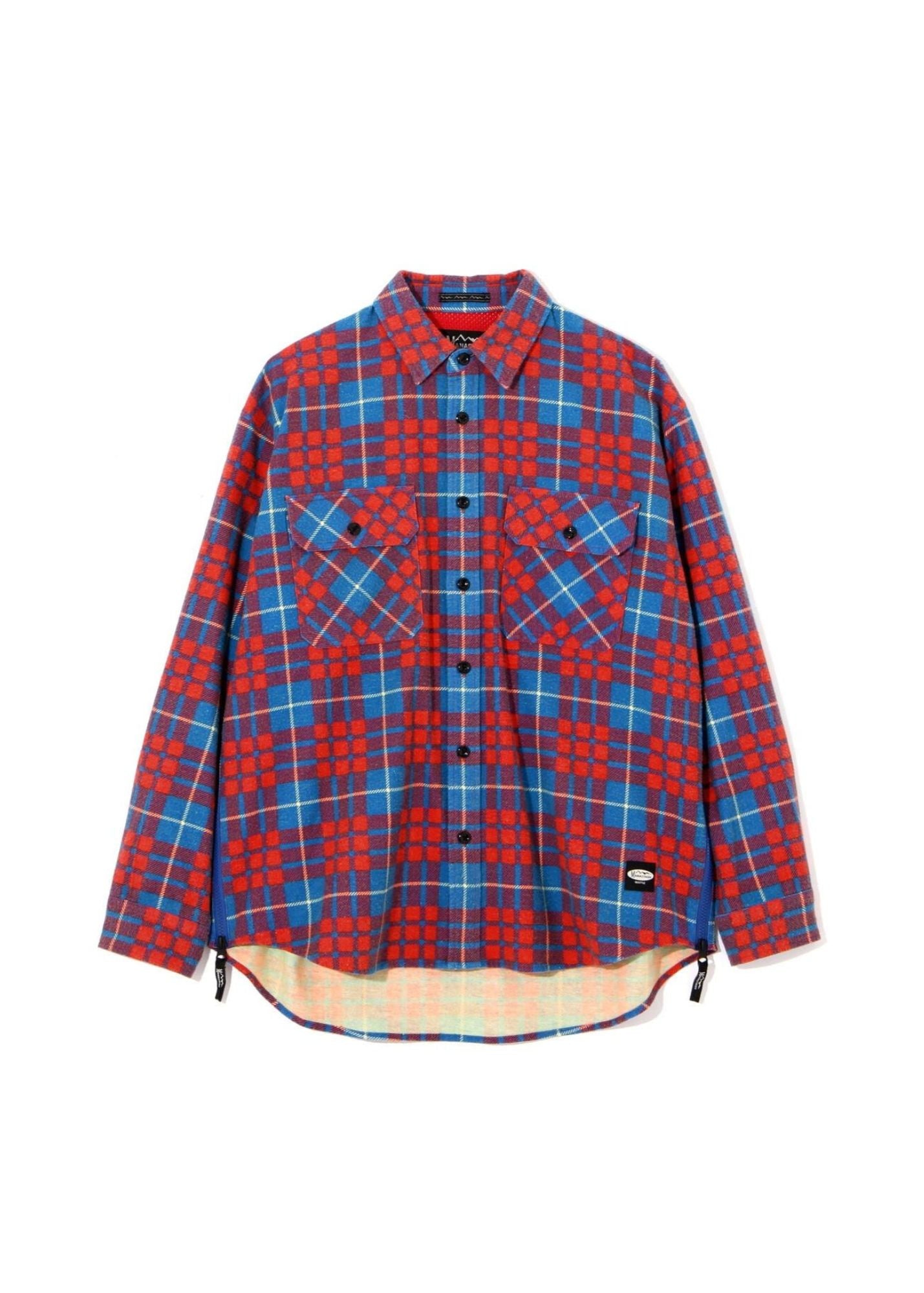 MANASTASH ZIP FLANNEL SHIRT