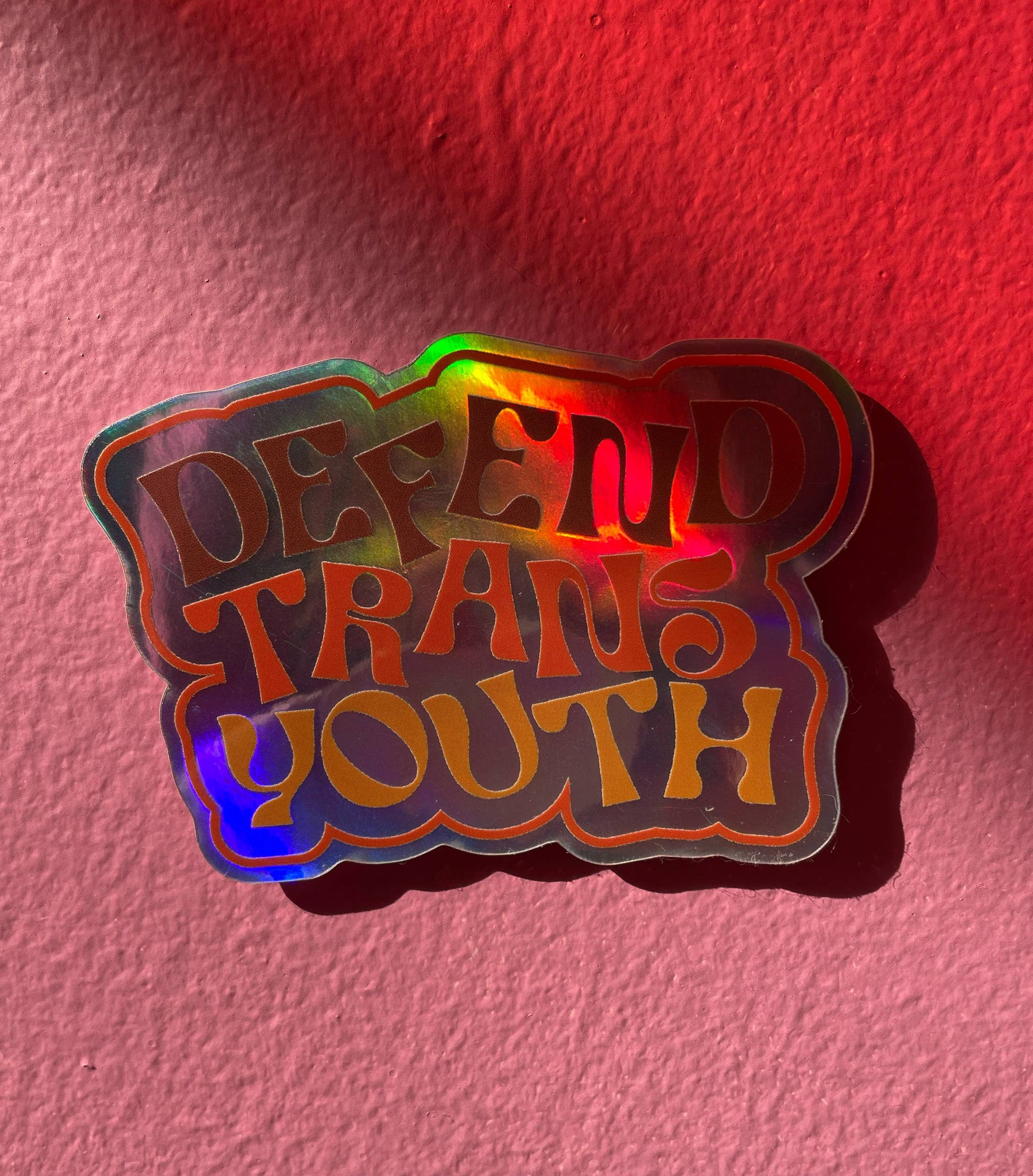 DEFEND TRANS YOUTH STICKER