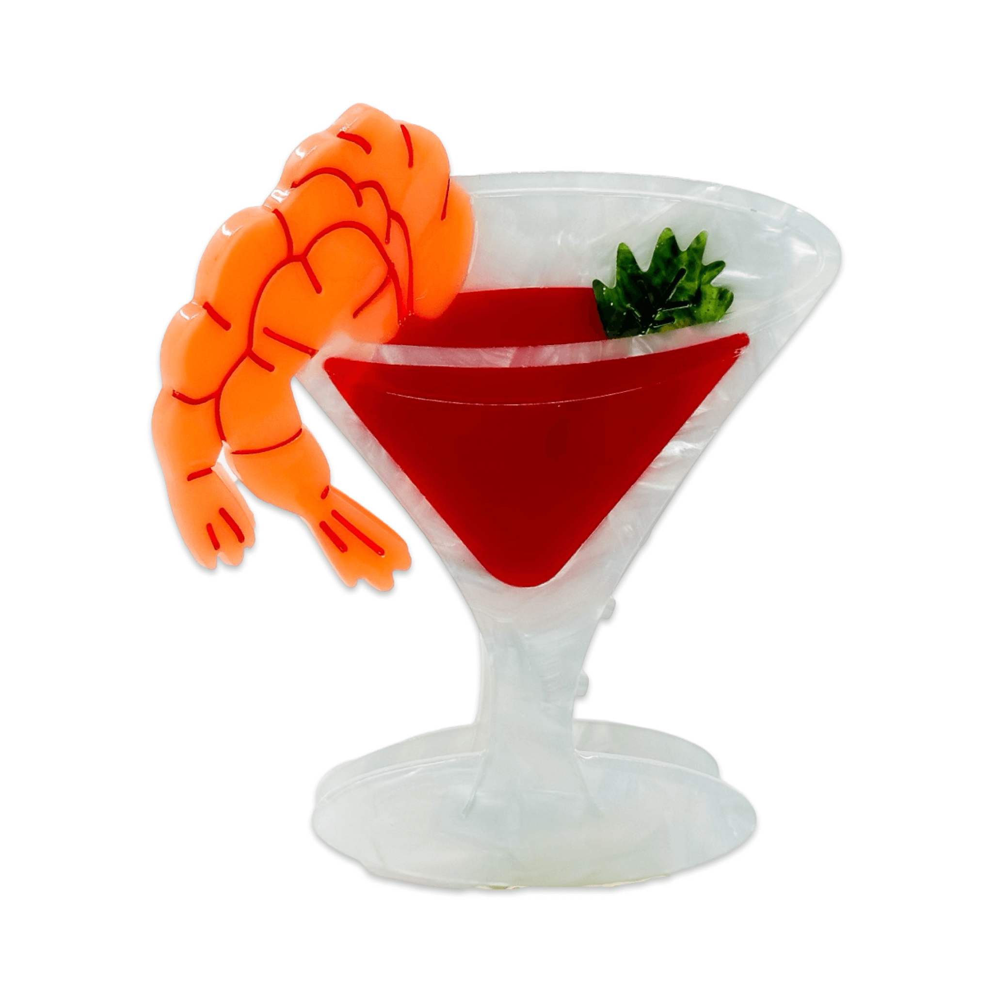 SHRIMP COCKTAIL HAIR CLAW