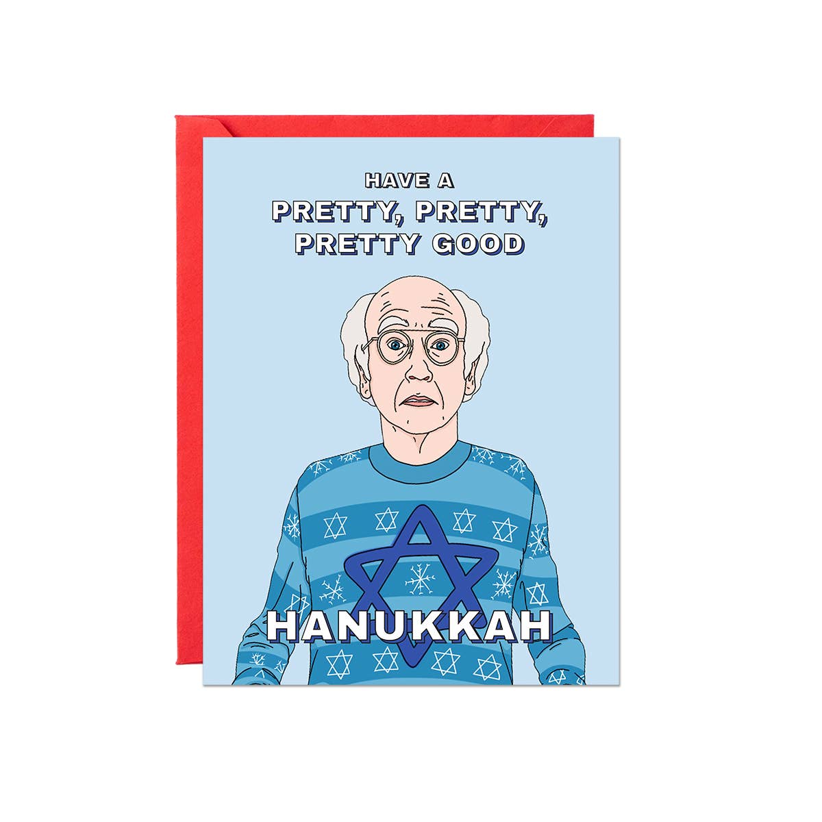 LARRY HANUKKAH CARD