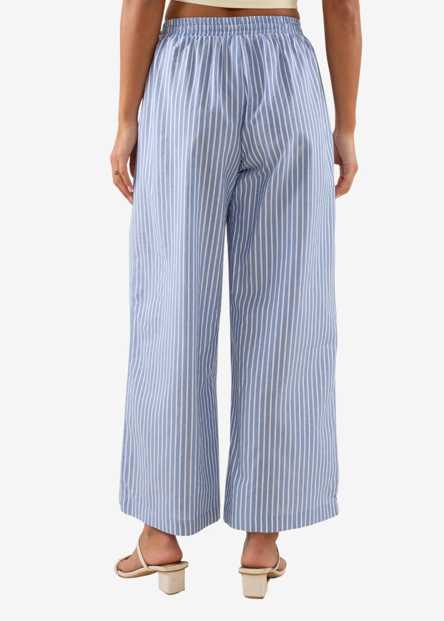 SARI STRIPPED CULOTTE PANT