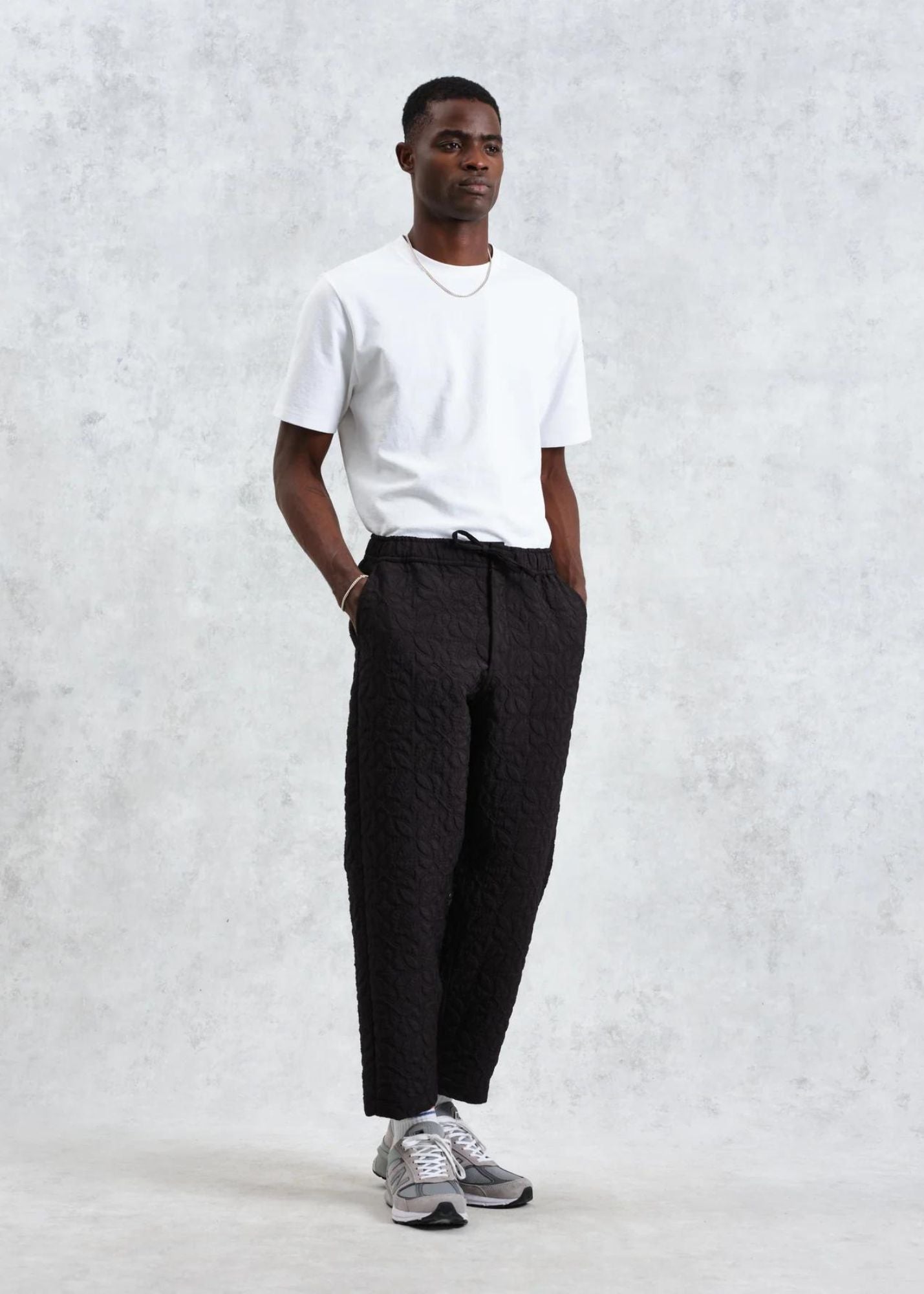 WAX LONDON KURT QUILTED TROUSER