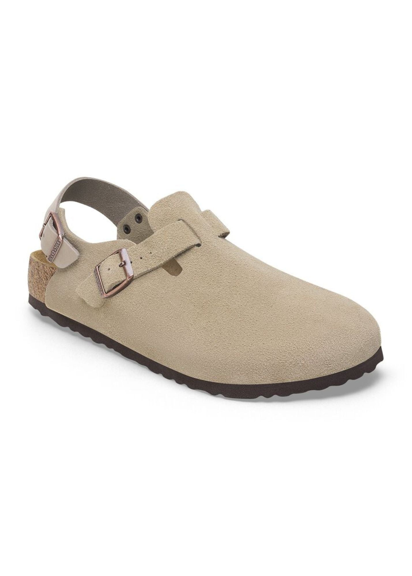 MEN'S BIRKENSTOCK TAUPE SUEDE TOKIO CLOG