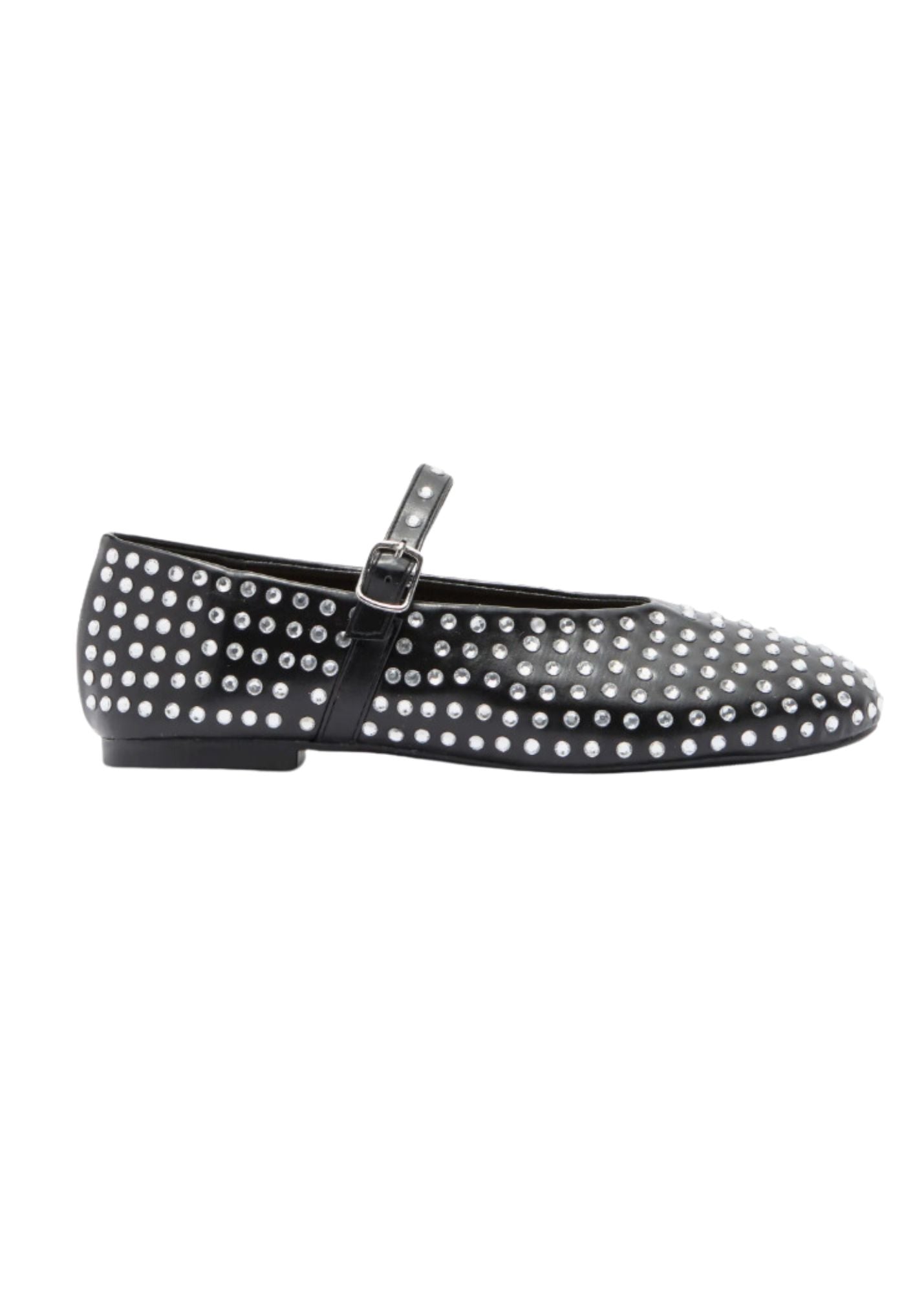 CARA STUDDED MARY JANE FLAT