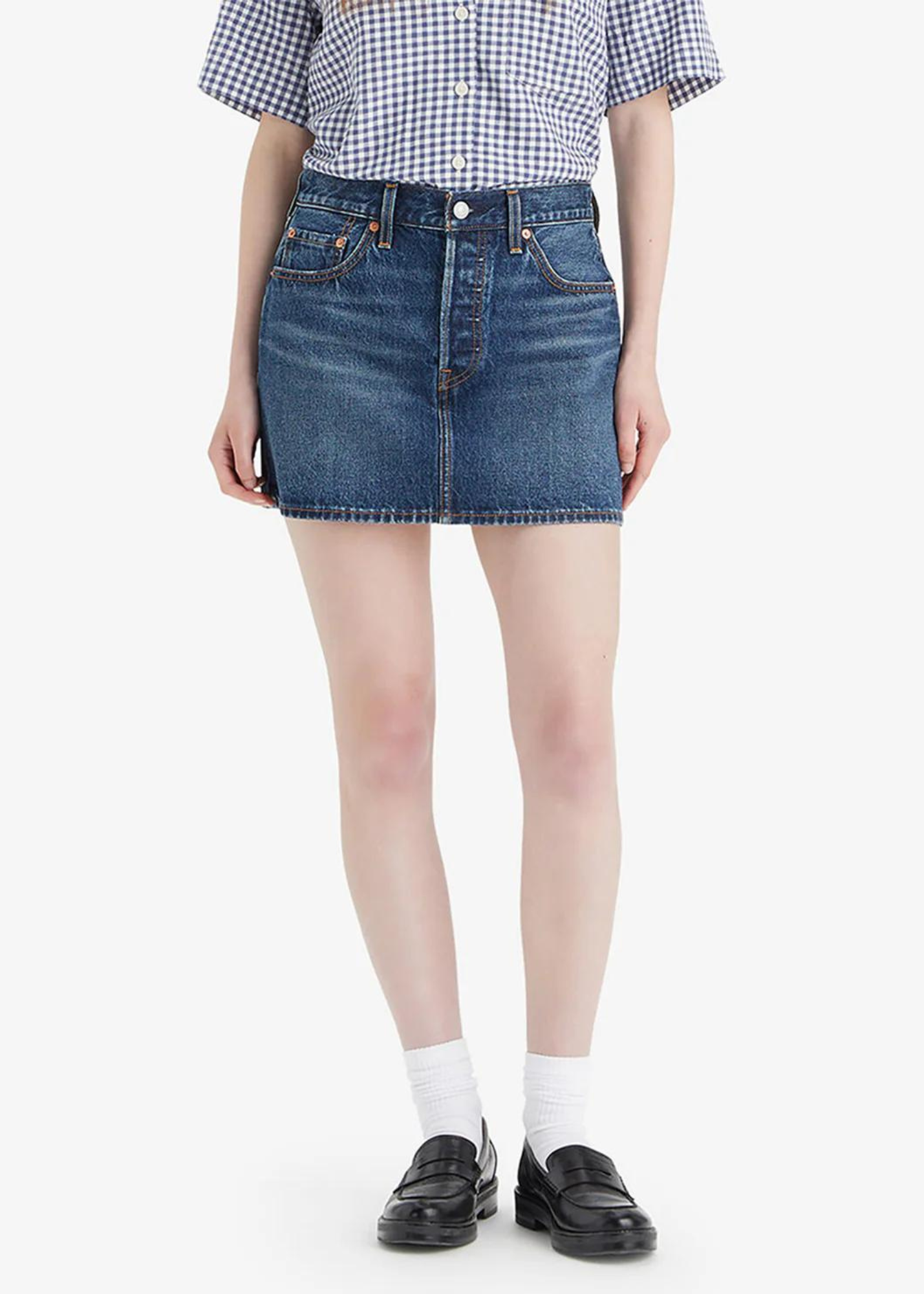 LEVI'S ICON DENIM MINI SKIRT