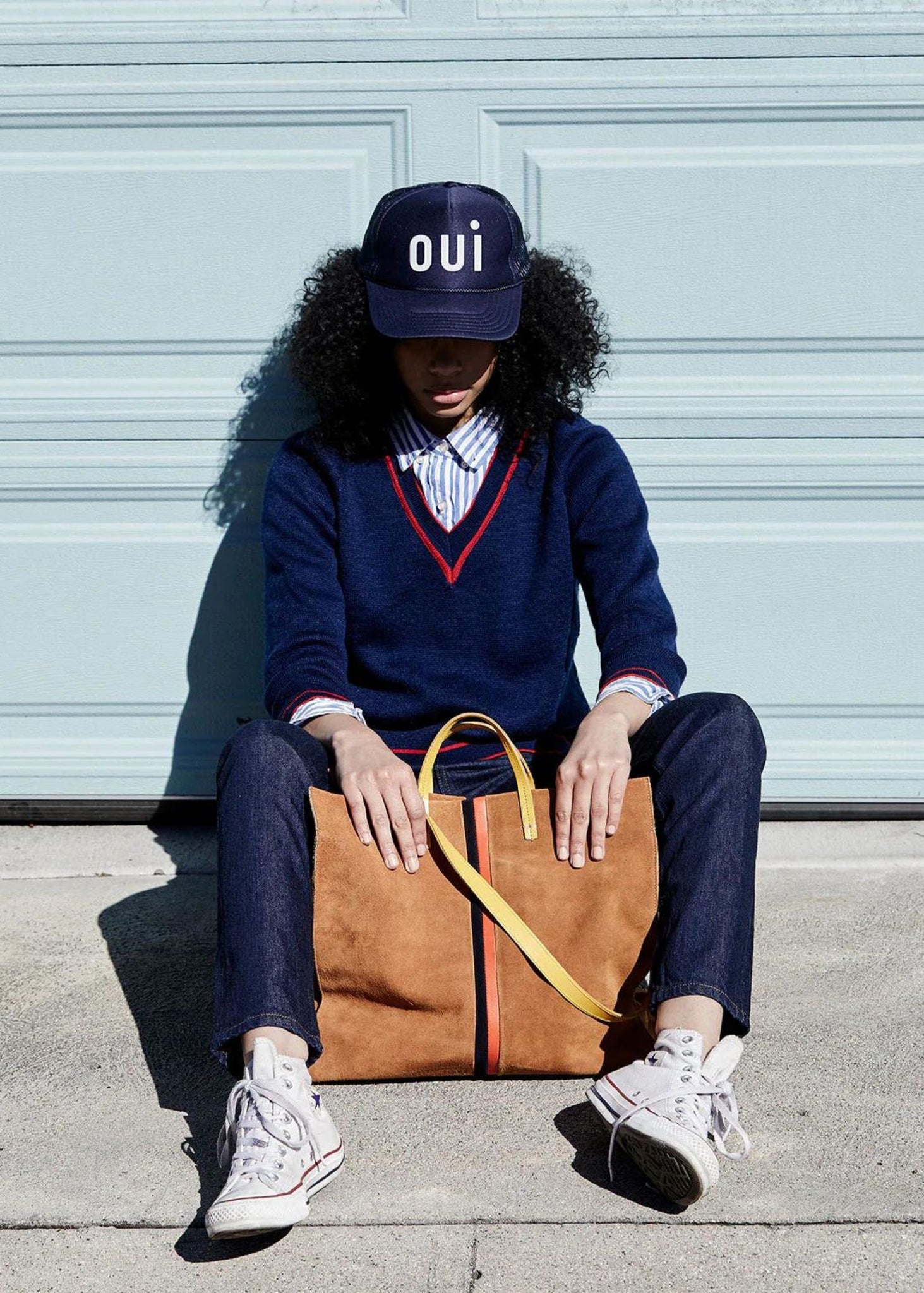 CLARE V. OUI TRUCKER HAT