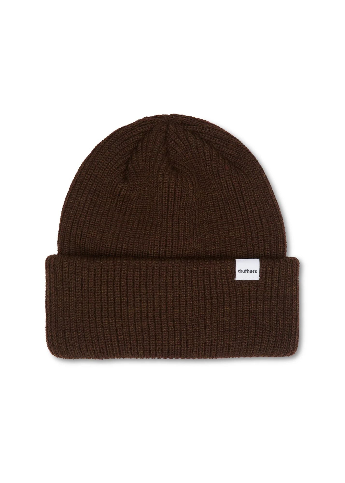 DRUTHERS MERINO WOOL 1X1 KNIT BEANIE