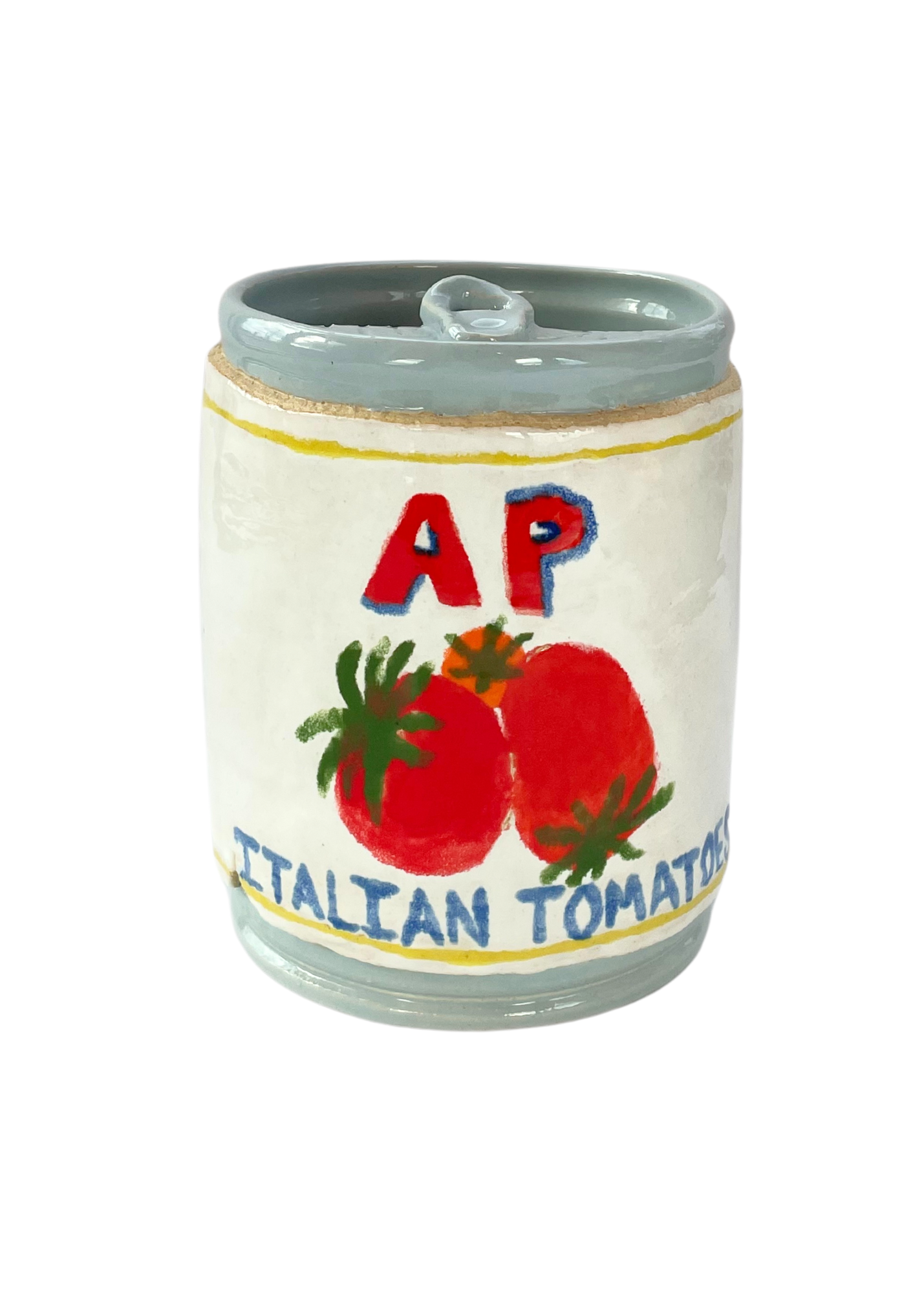 CERAMIC ASBURY PARK TOMATO UTILITY CAN