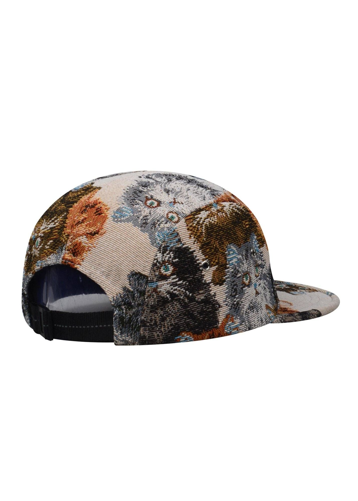 CAT JACQUARD 5 PANEL HAT