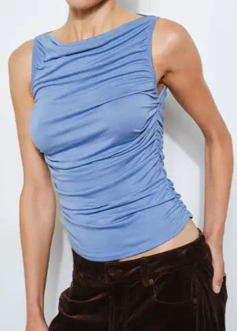 SKYLAR RUCHED TOP