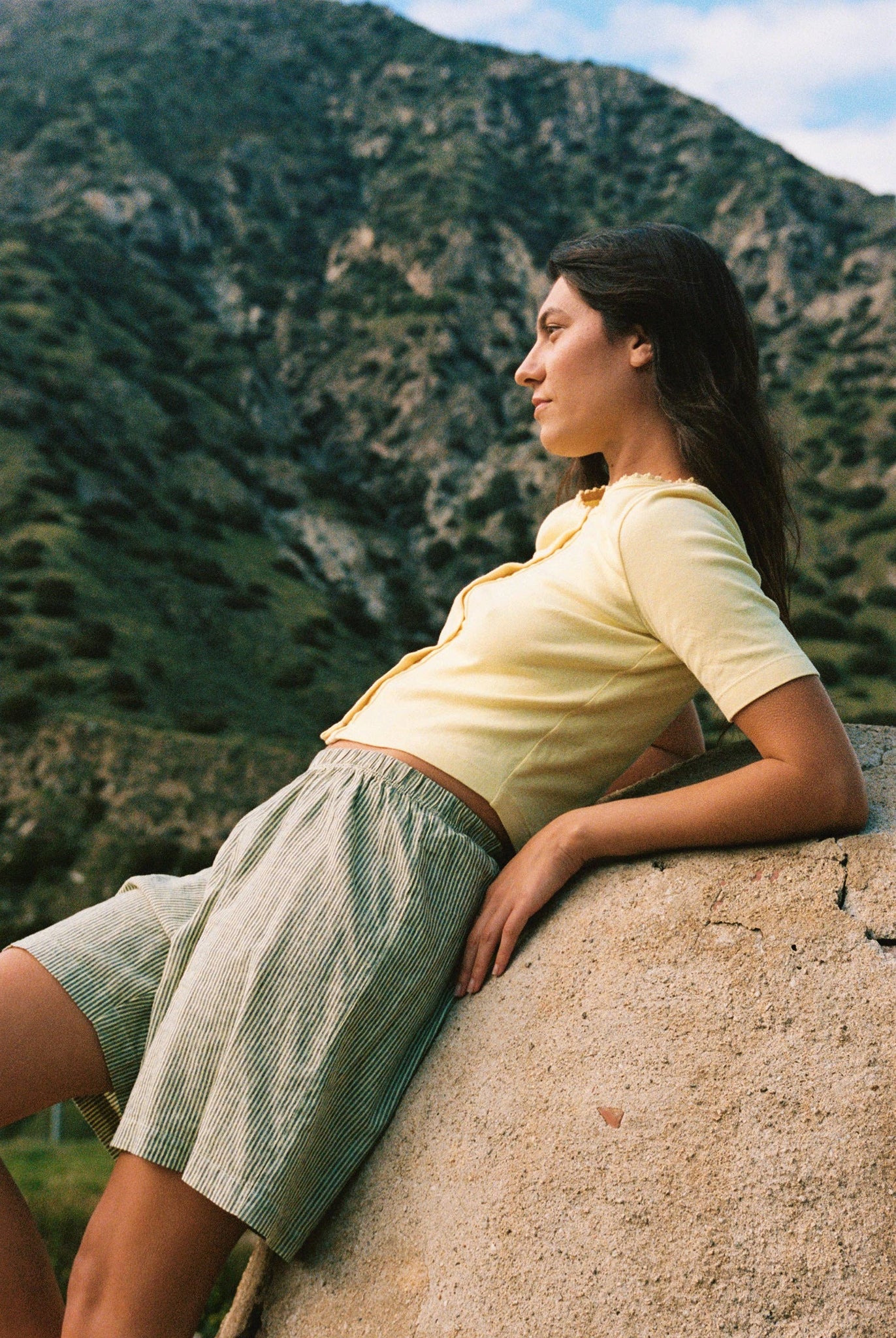 EMMA SHORT SLEEVE CARDIGAN TEE