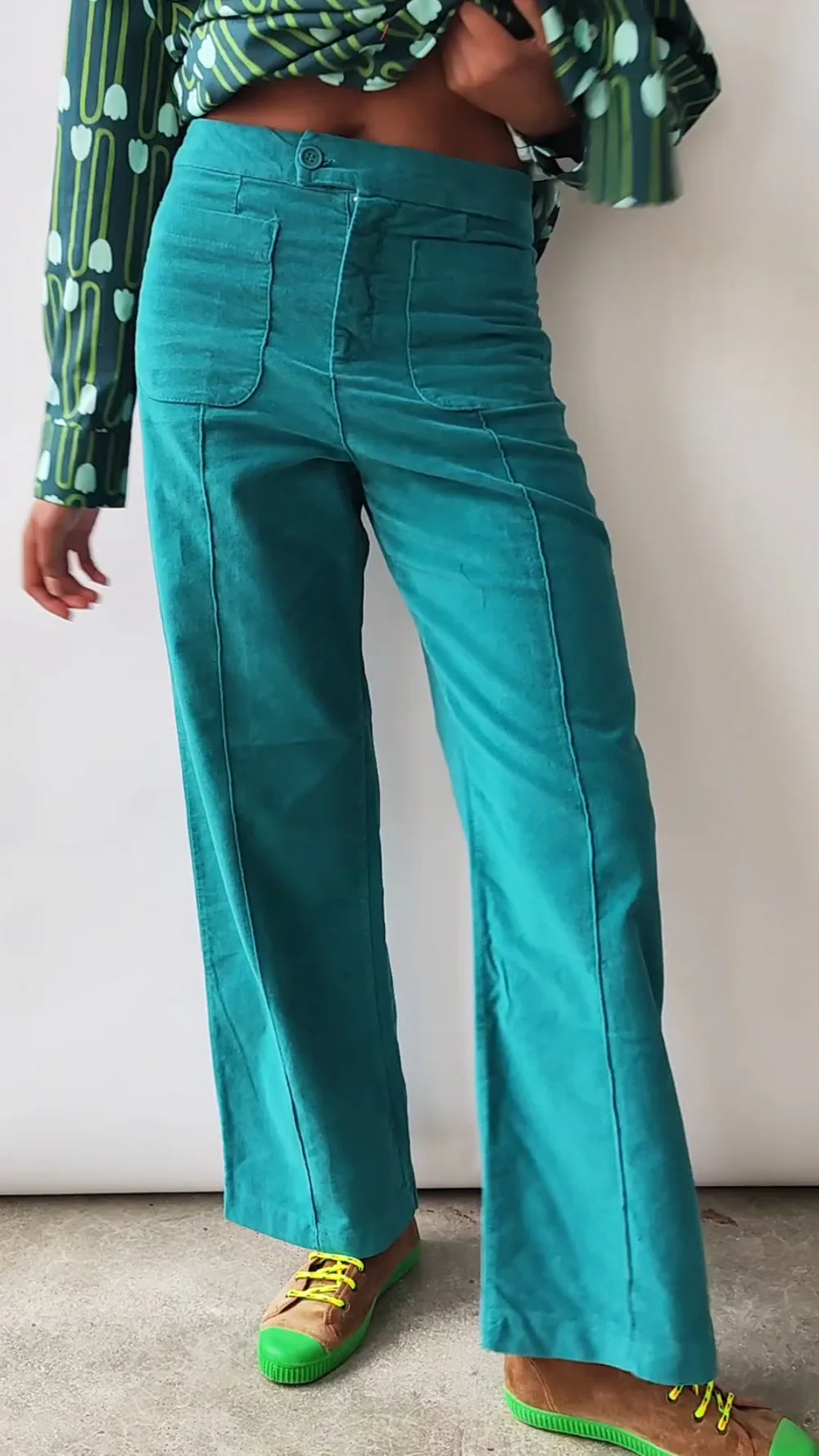 DESTINY VELVET TROUSERS