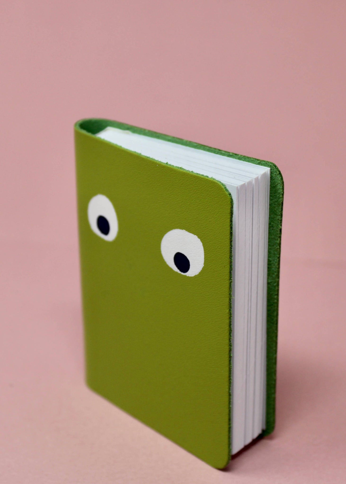 GOOGLY EYE MINI LEATHER NOTEBOOK