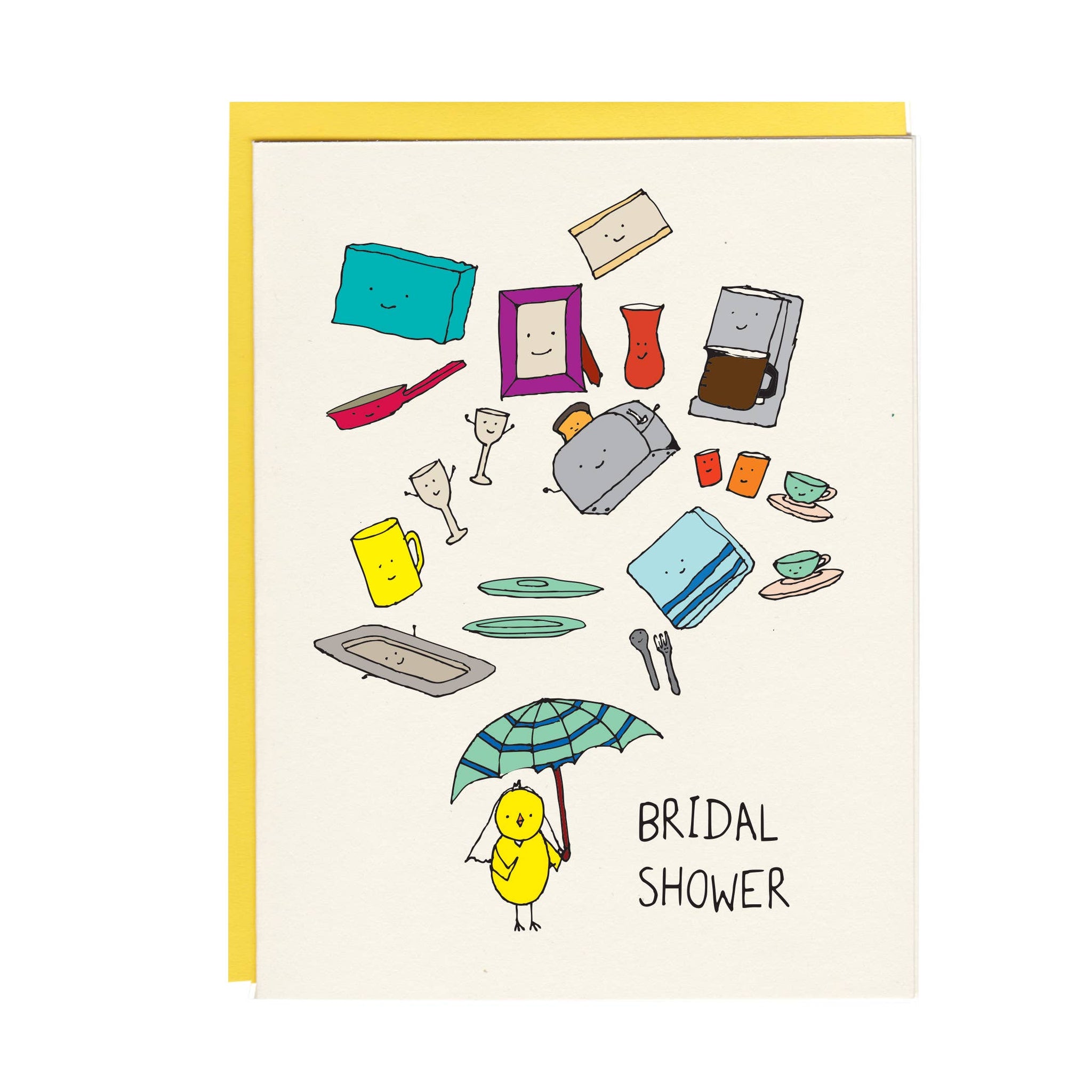 LITTLE CHICK BRIDAL SHOWER GREETING CARD