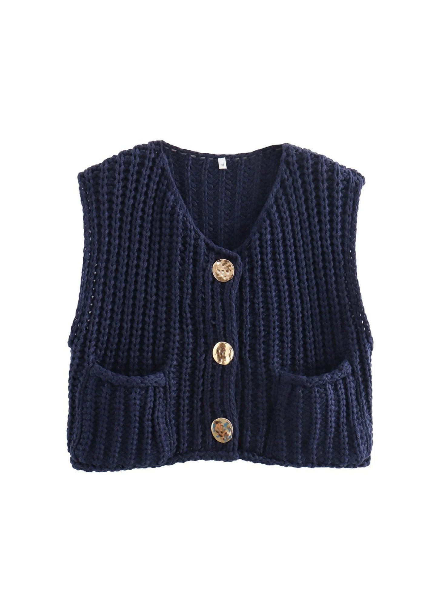 CHUNKY KNIT VEST