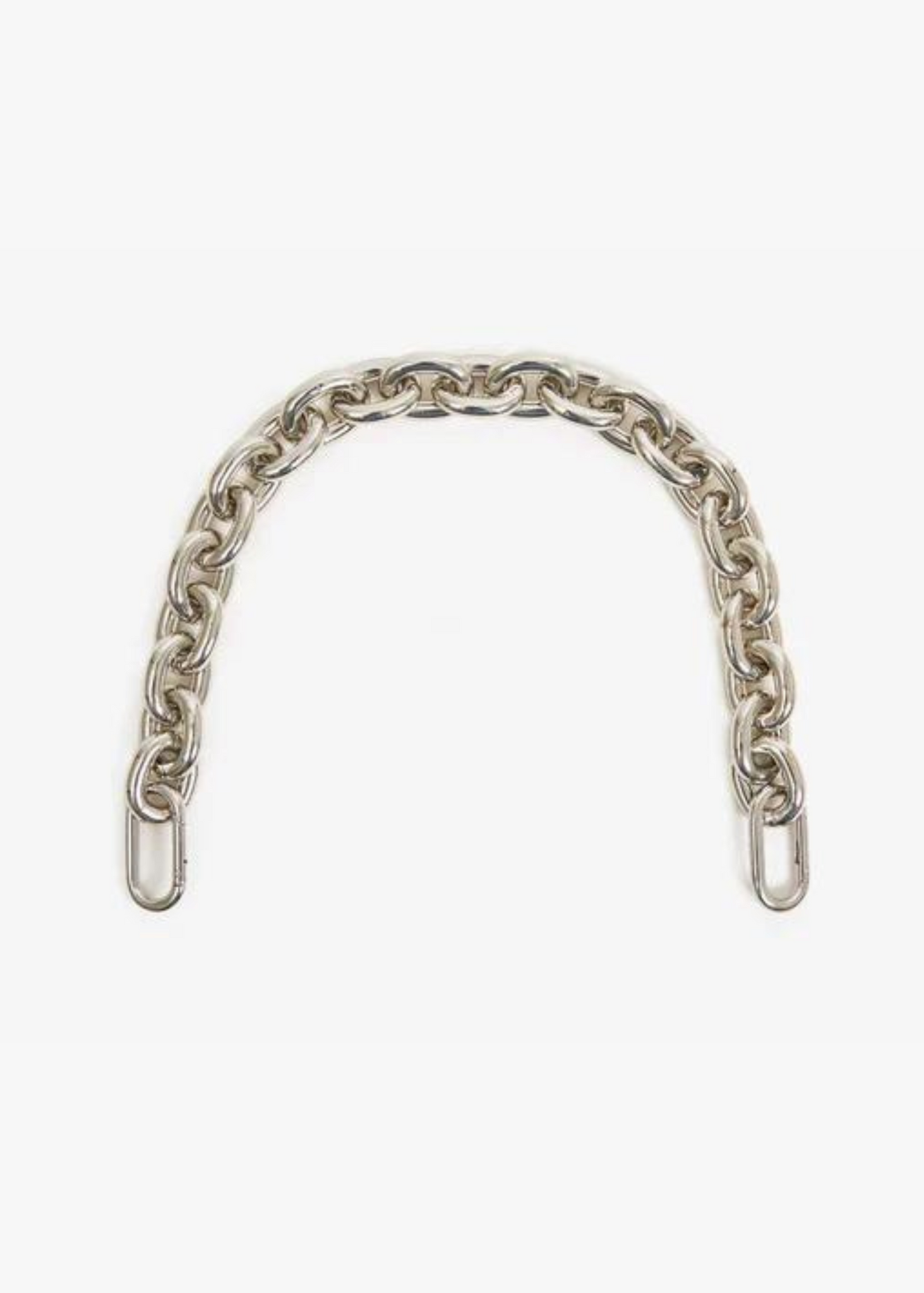 CLARE V. METAL LINK SHORTIE STRAP