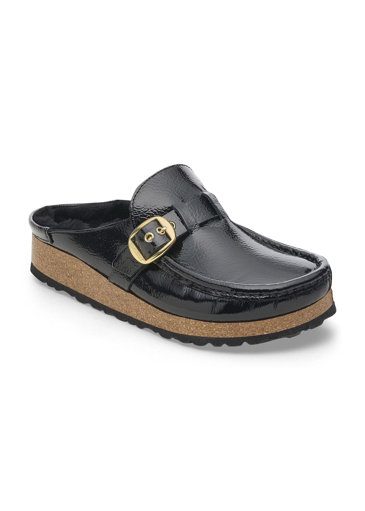 BIRKENSTOCK BUCKLEY SHINY PATENT CLOG