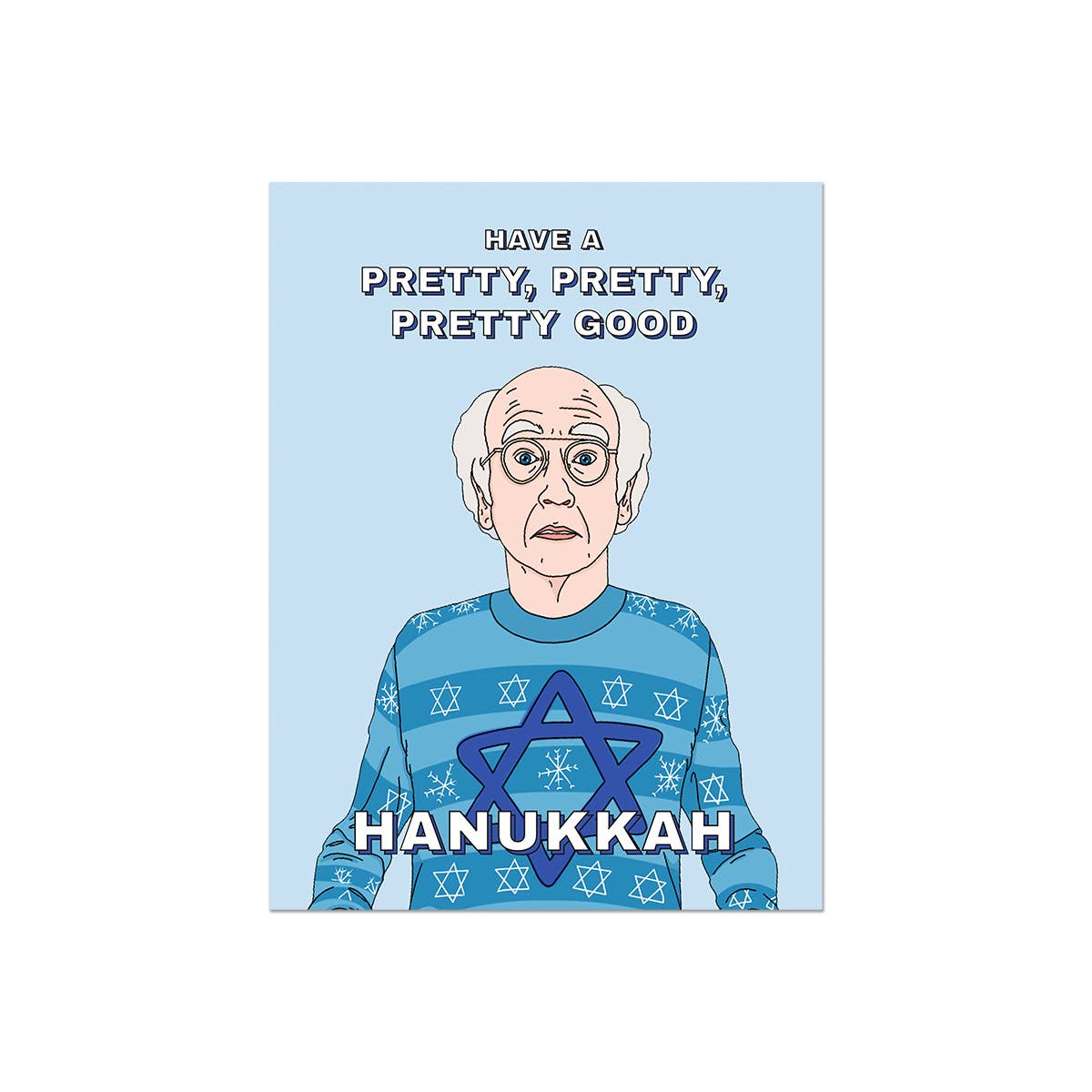 LARRY HANUKKAH CARD