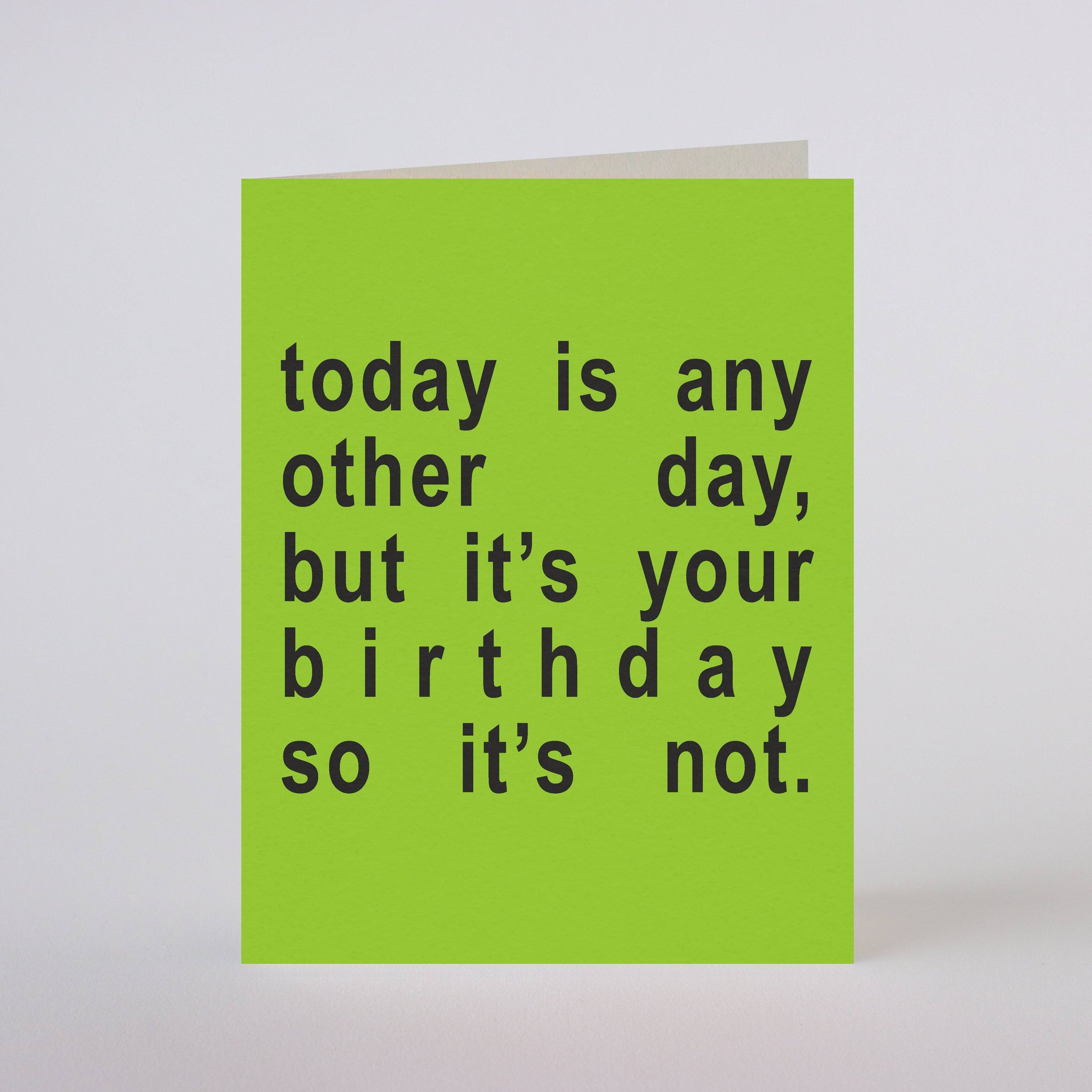 BRAT BDAY GREETING CARD