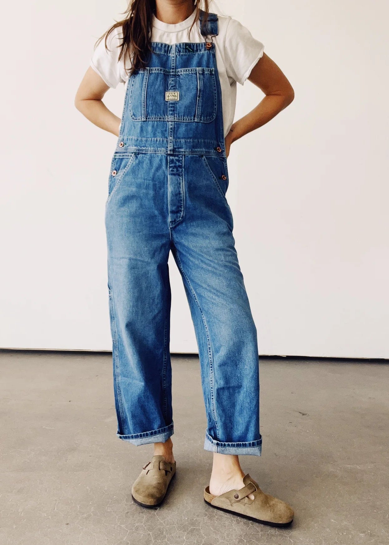 HEY GANG THE VINTAGE WASH MINER OVERALLS