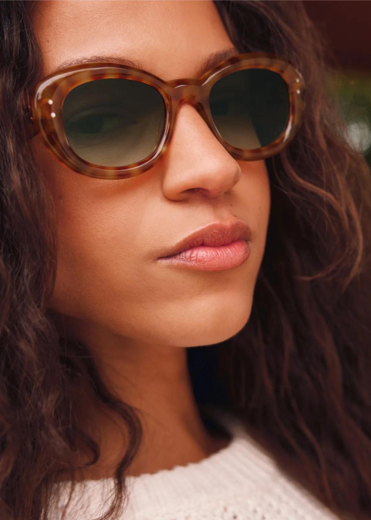 KREWE MARGARET FERNET SUNGLASSES