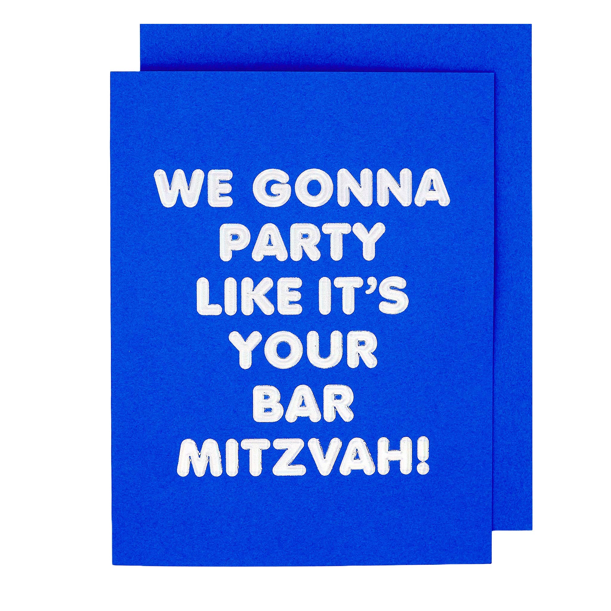 BAR MITZVAH CONGRATS CARD