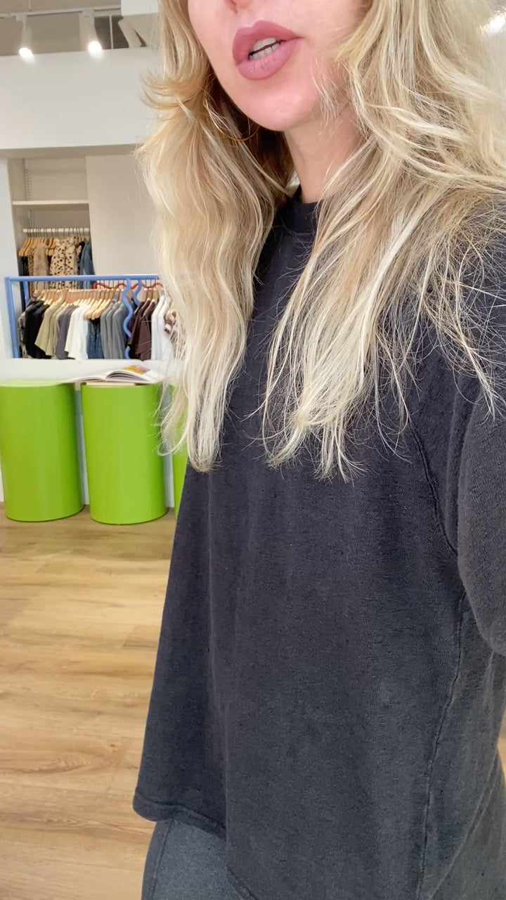 DONNI RIB KICK FLARE PANTS